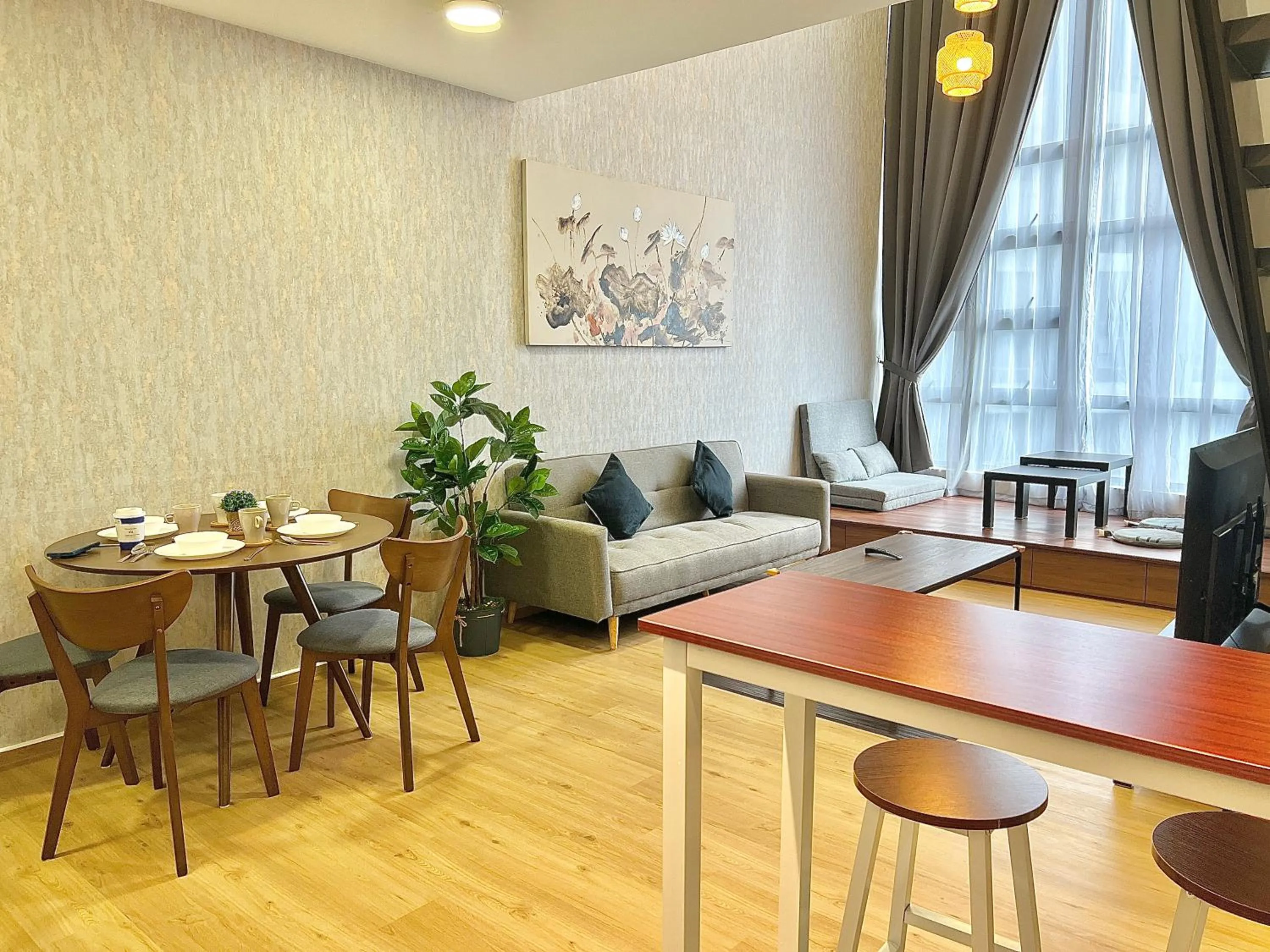 Living room in EkoCheras Designer Suite by Moka @ Cheras