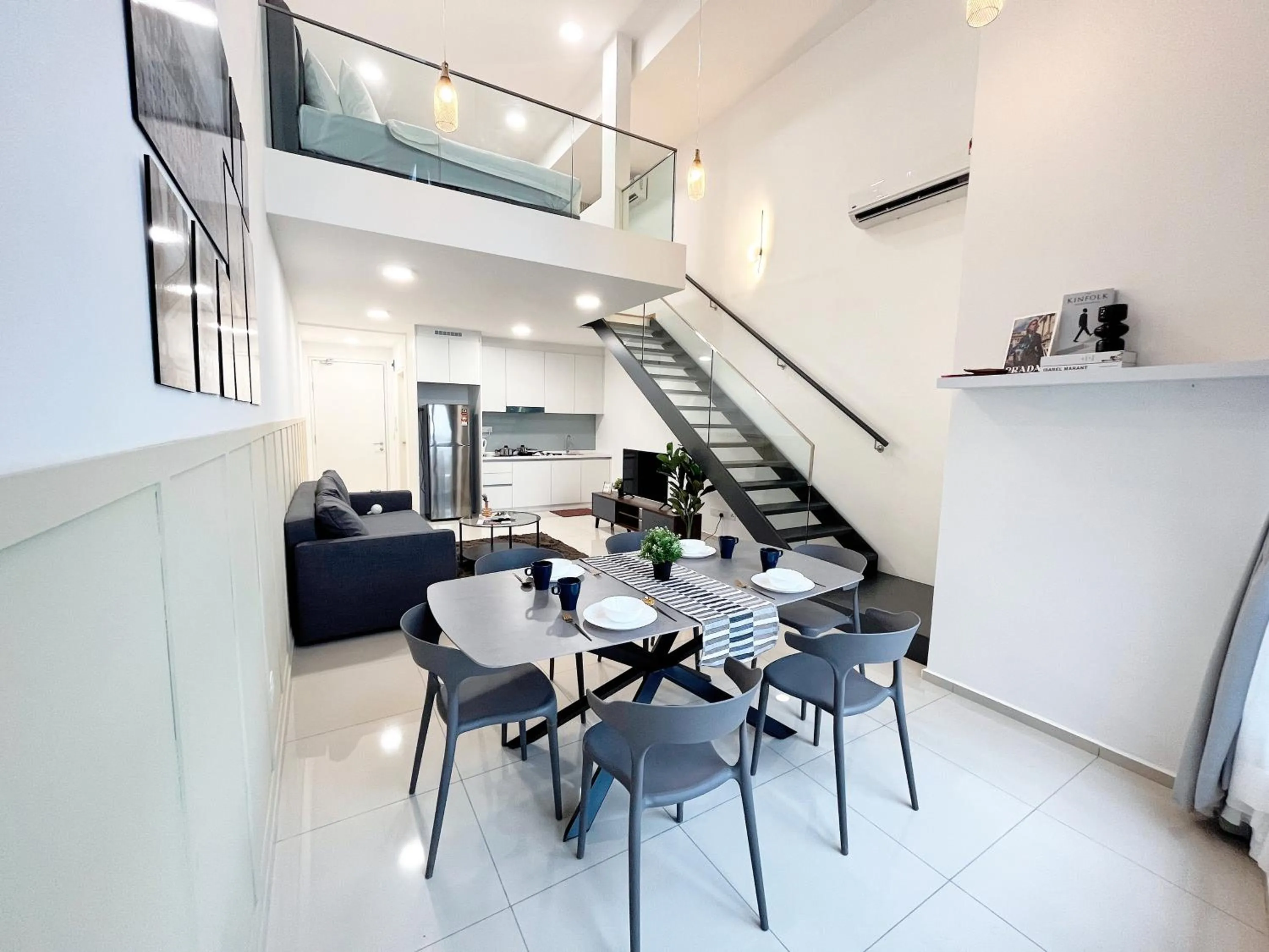 Dining area in EkoCheras Designer Suite by Moka @ Cheras