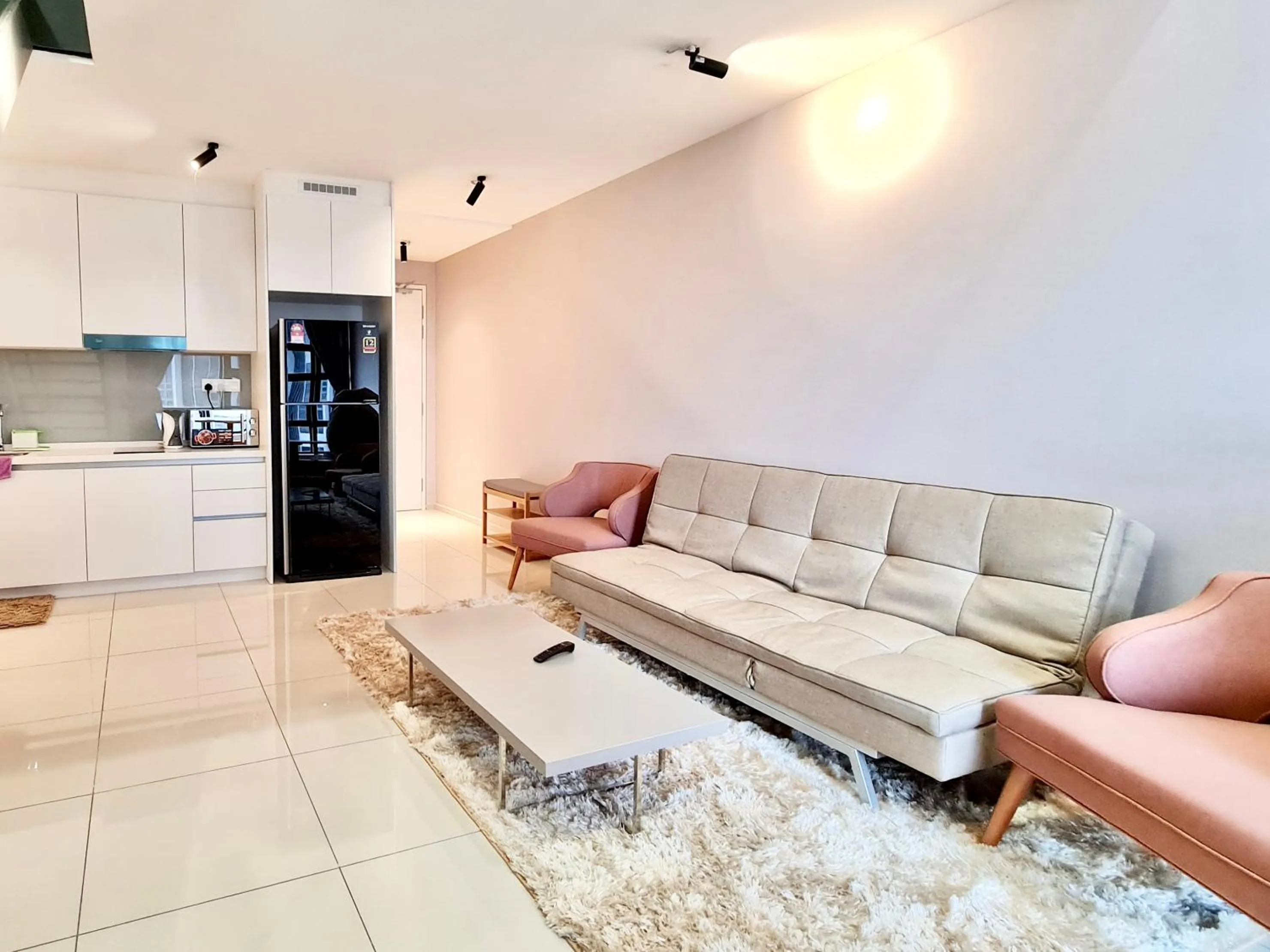 Living room in EkoCheras Designer Suite by Moka @ Cheras