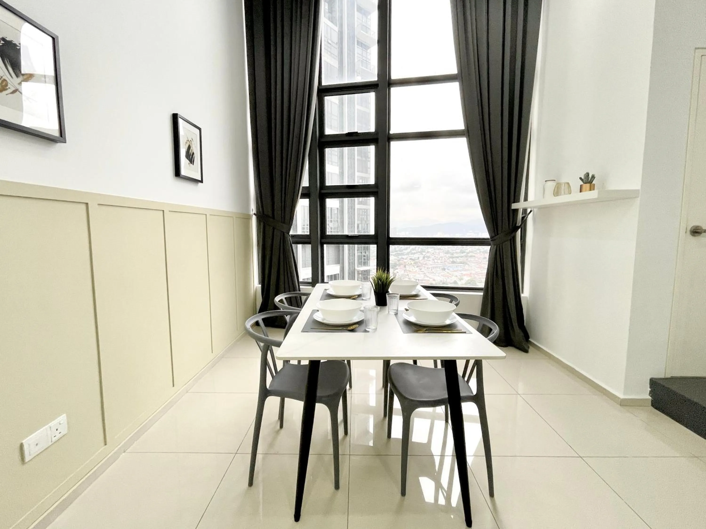 Dining area in EkoCheras Designer Suite by Moka @ Cheras