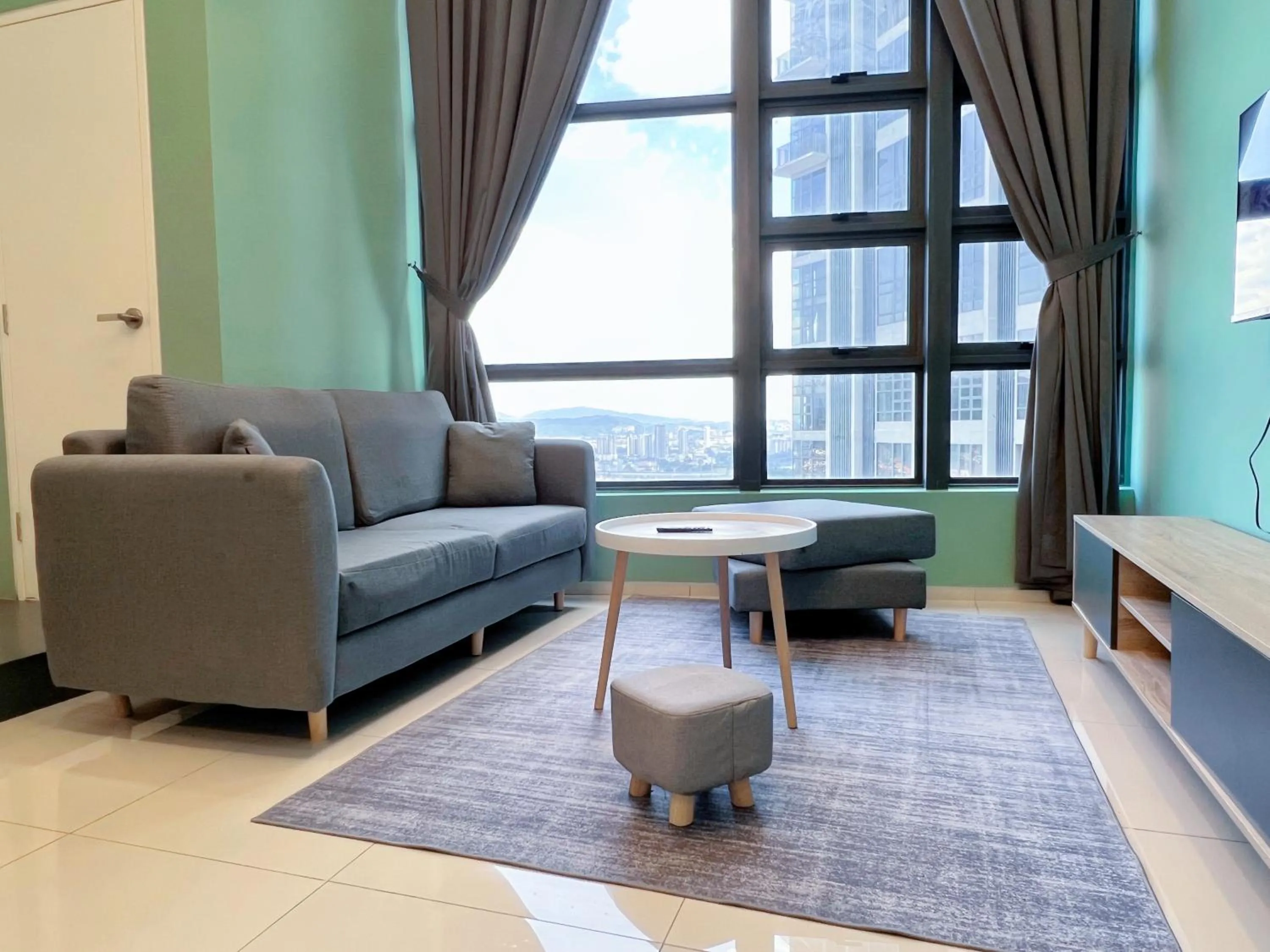 Living room in EkoCheras Designer Suite by Moka @ Cheras