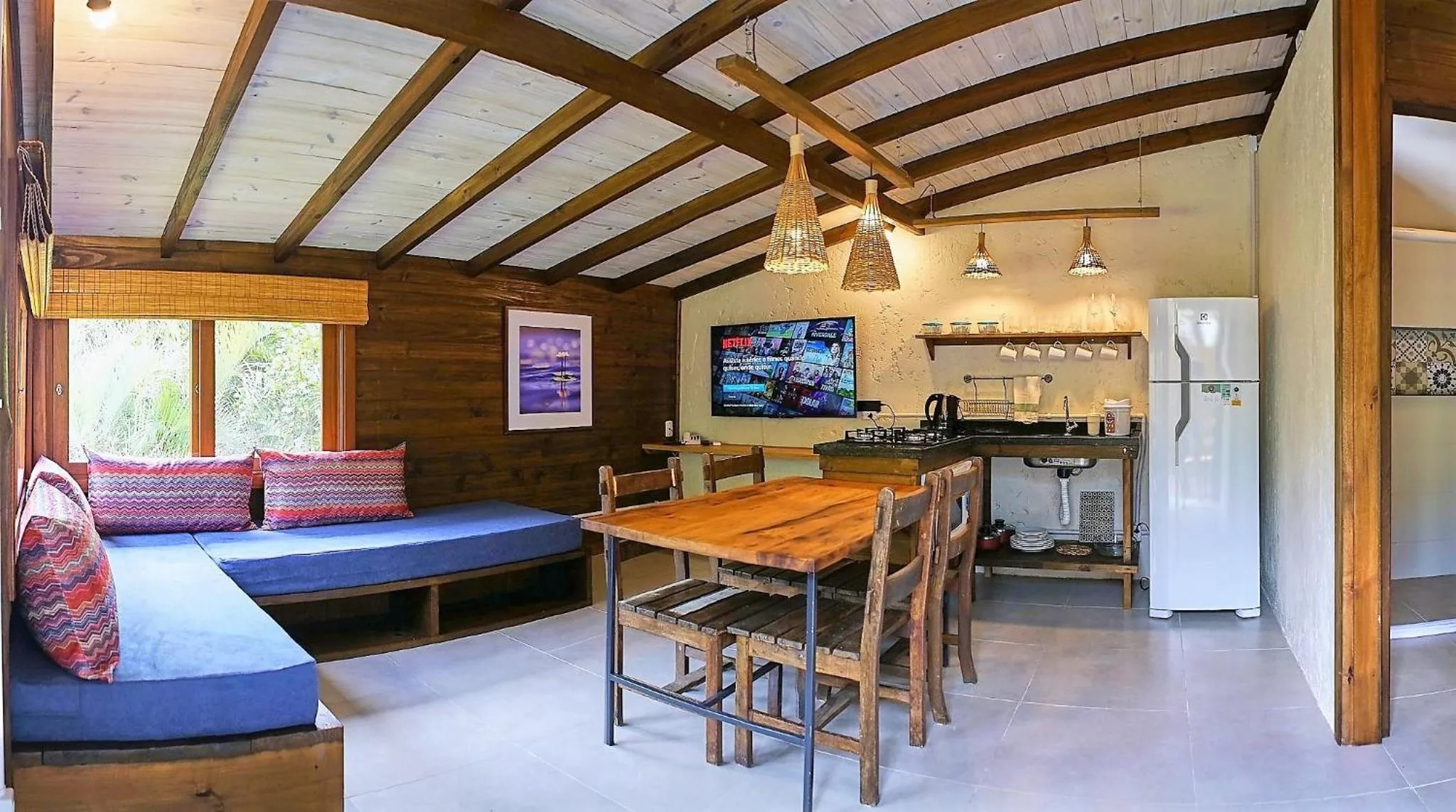 Living room in Pousada Mevlana Garden