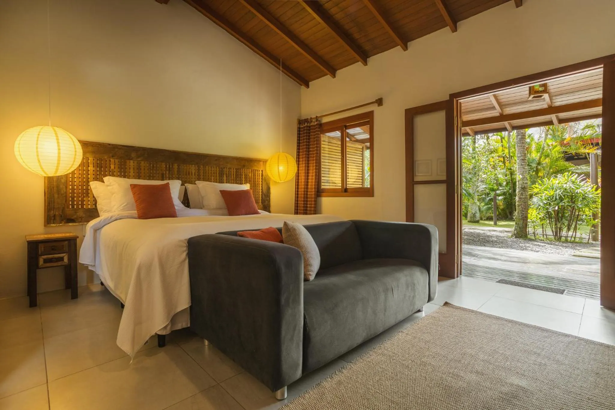 Bed in Pousada Mevlana Garden