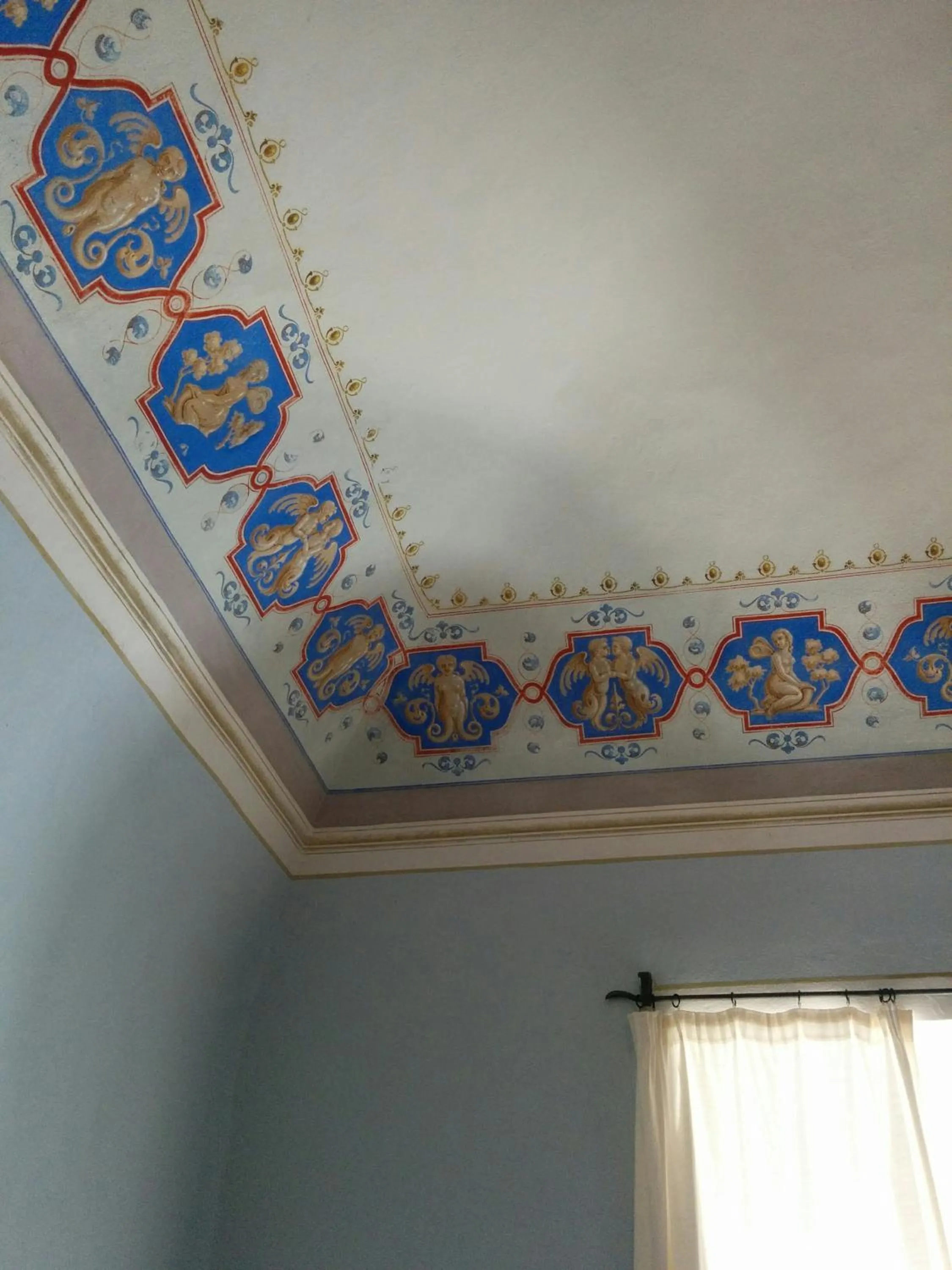 Decorative detail in Villa Palagione Centro Interculturale