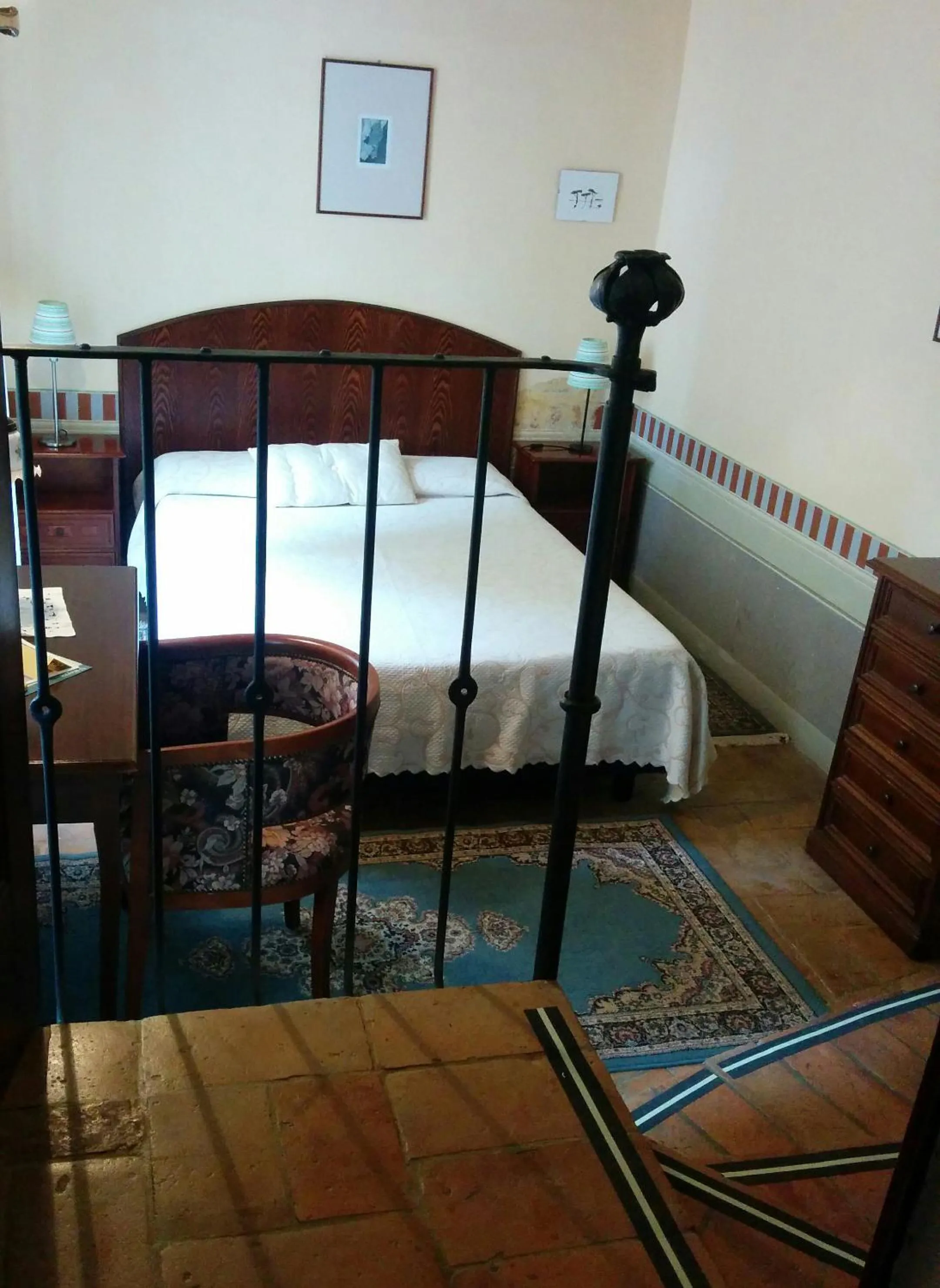 Photo of the whole room, Bed in Villa Palagione Centro Interculturale