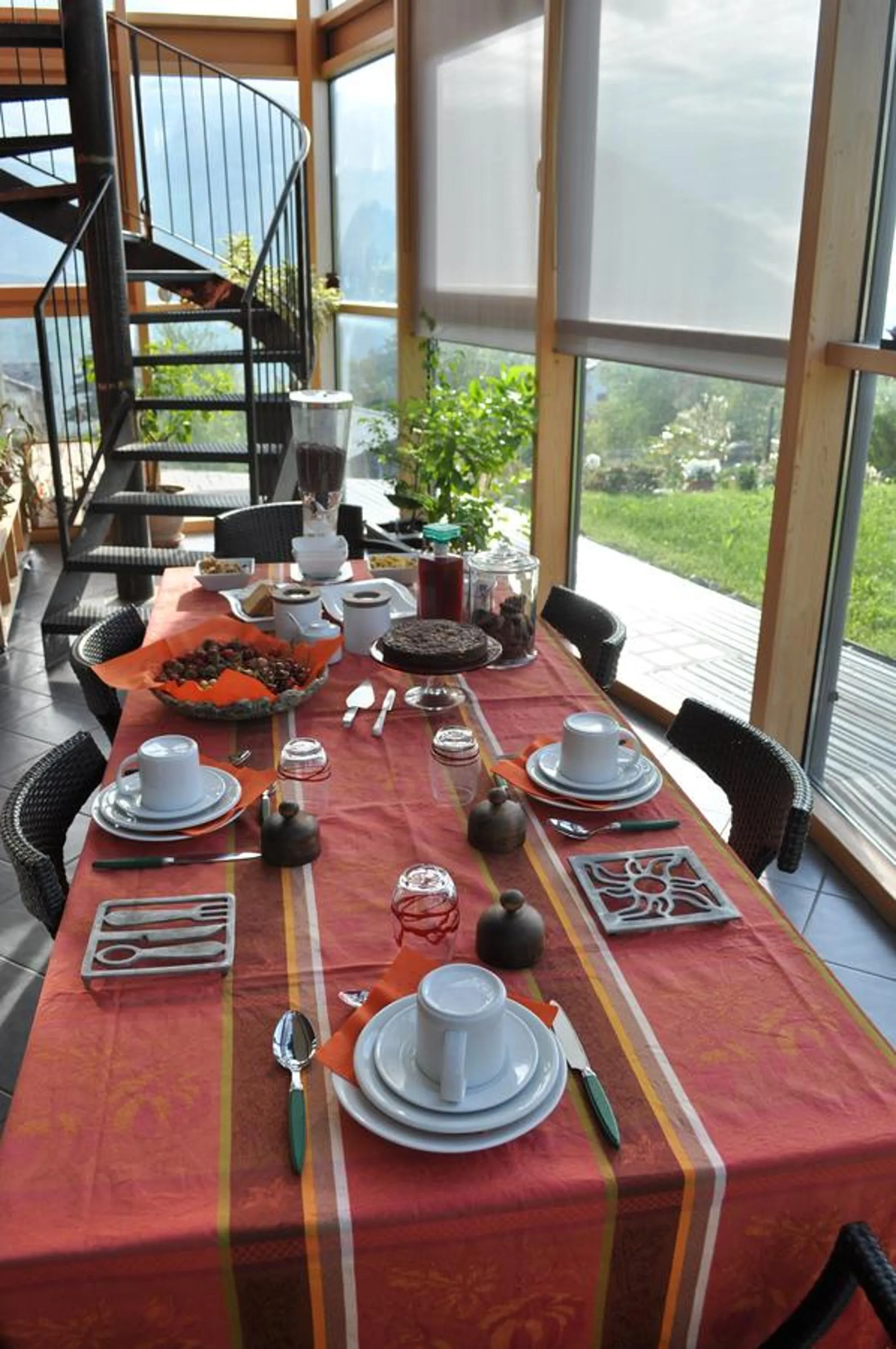 Dining area in B&B Ambrosia