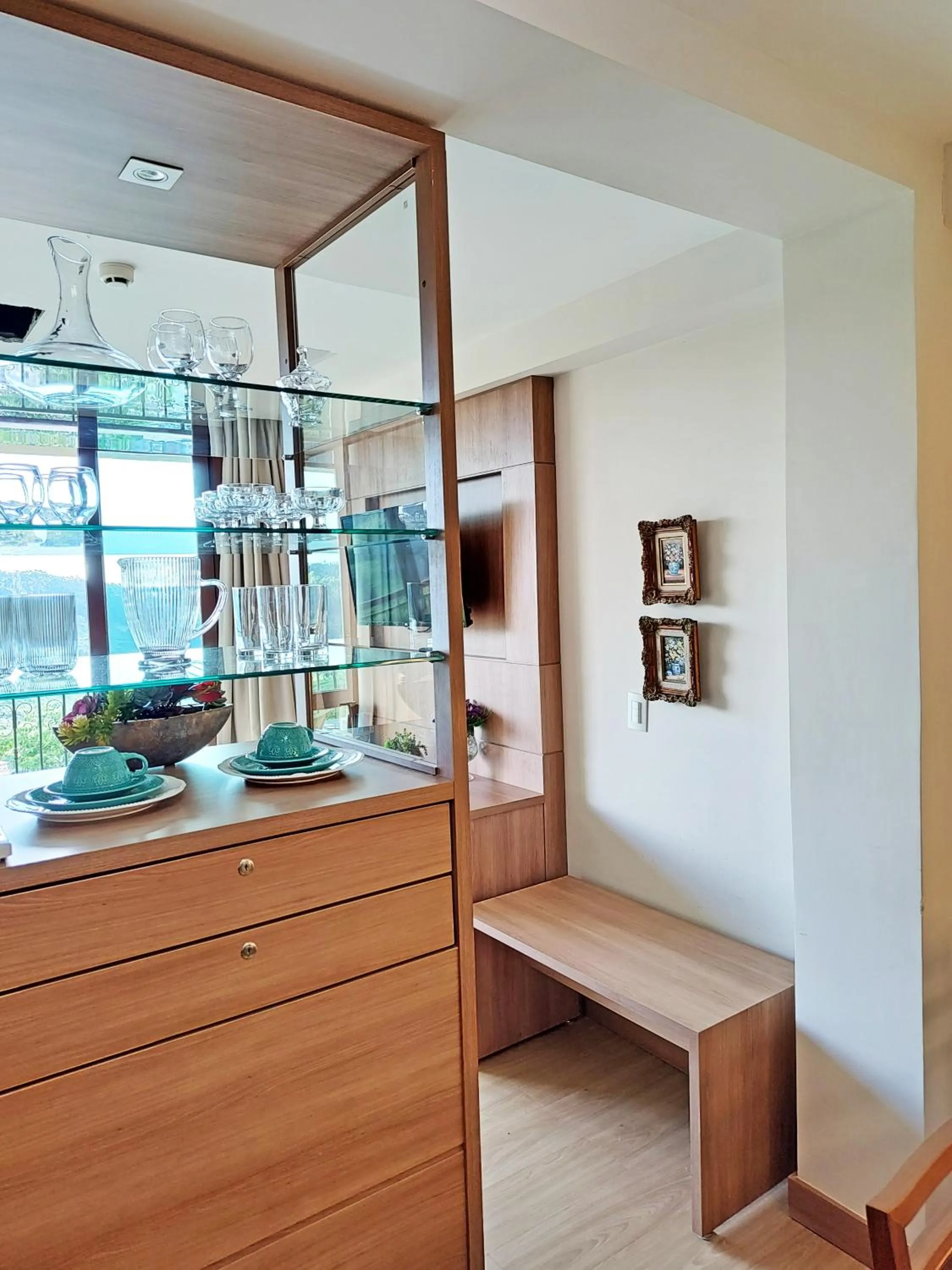 Bedroom in FLAT VARANDA PEDRA AZUL - Vista Azul Apart Hotel