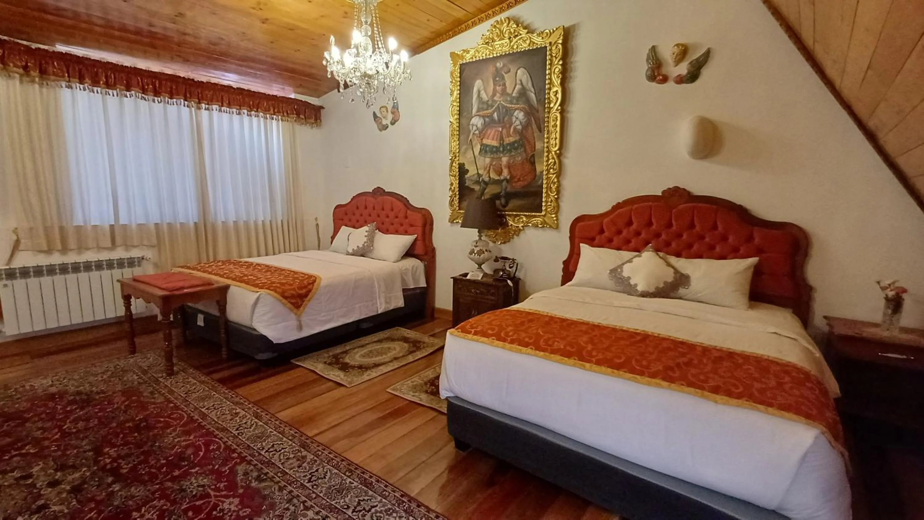 Bed in Casona Corrales Hotel Boutique