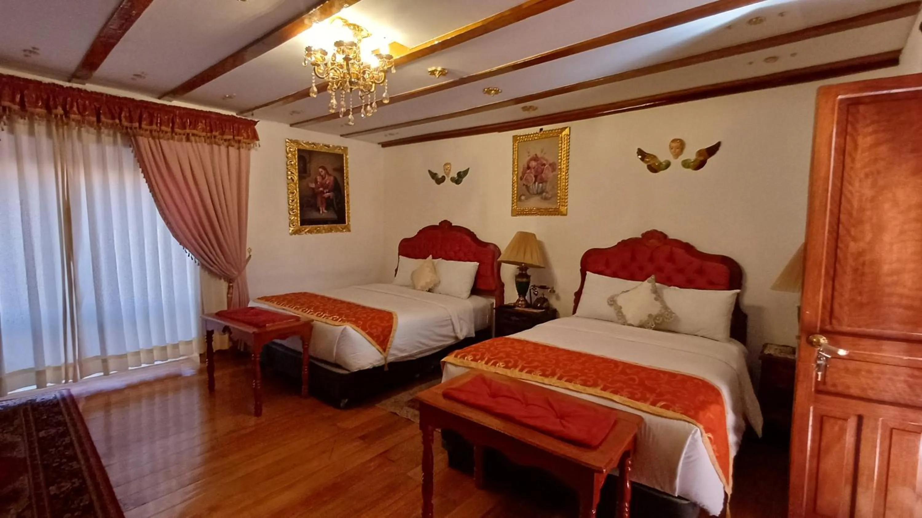 Bed in Casona Corrales Hotel Boutique