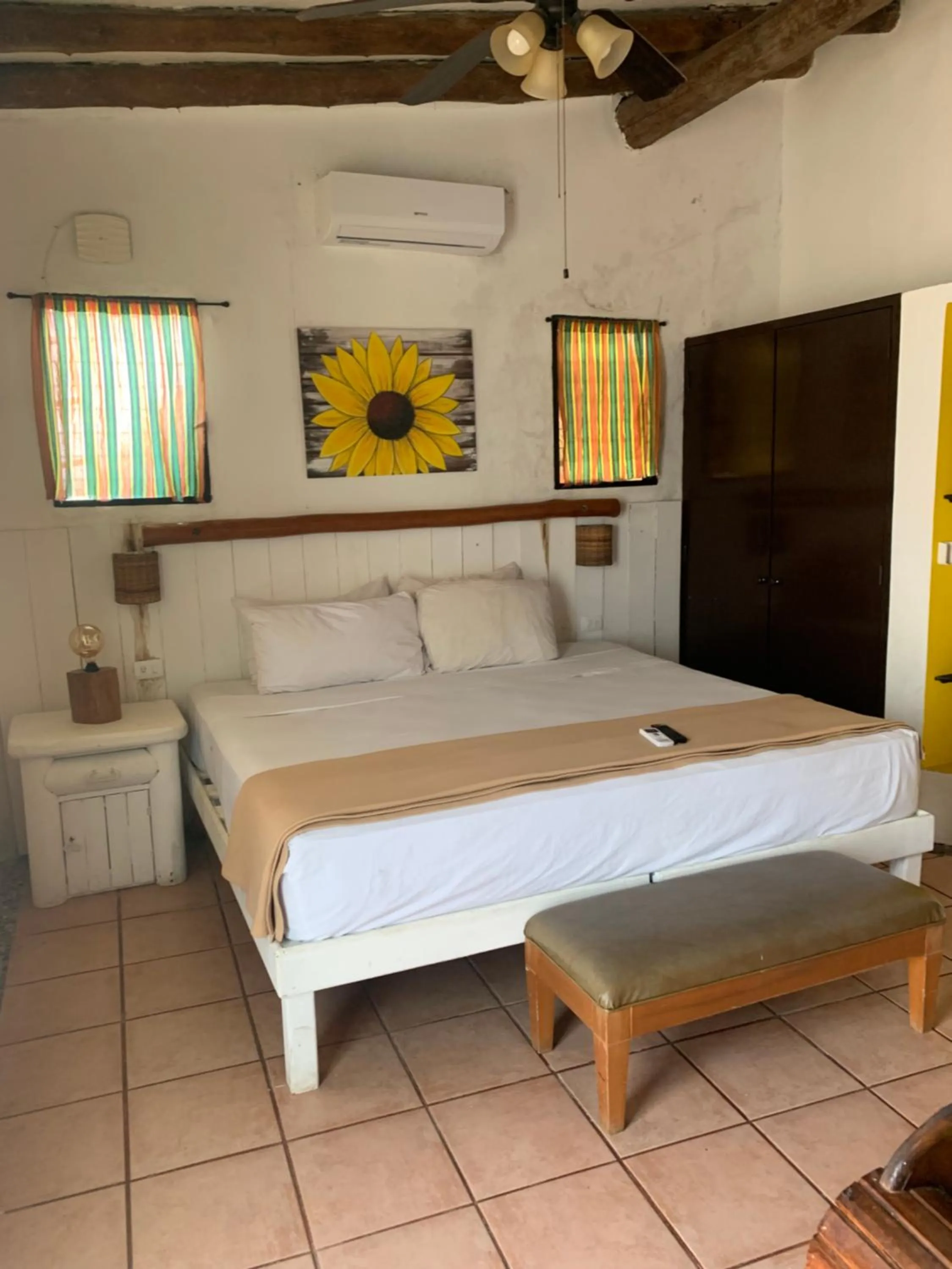 Bed in Casa CARIBE Cancun