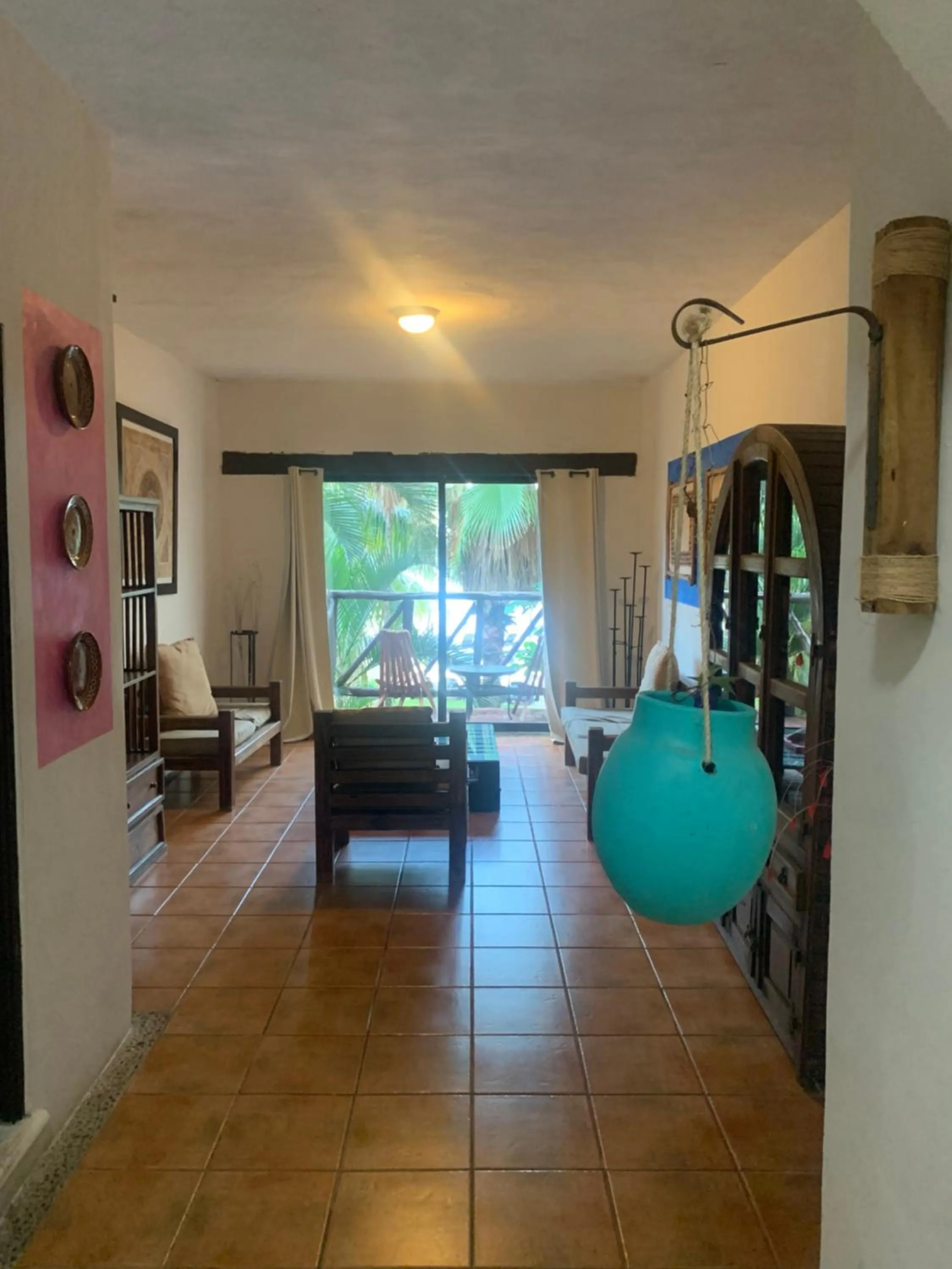Living room in Casa CARIBE Cancun