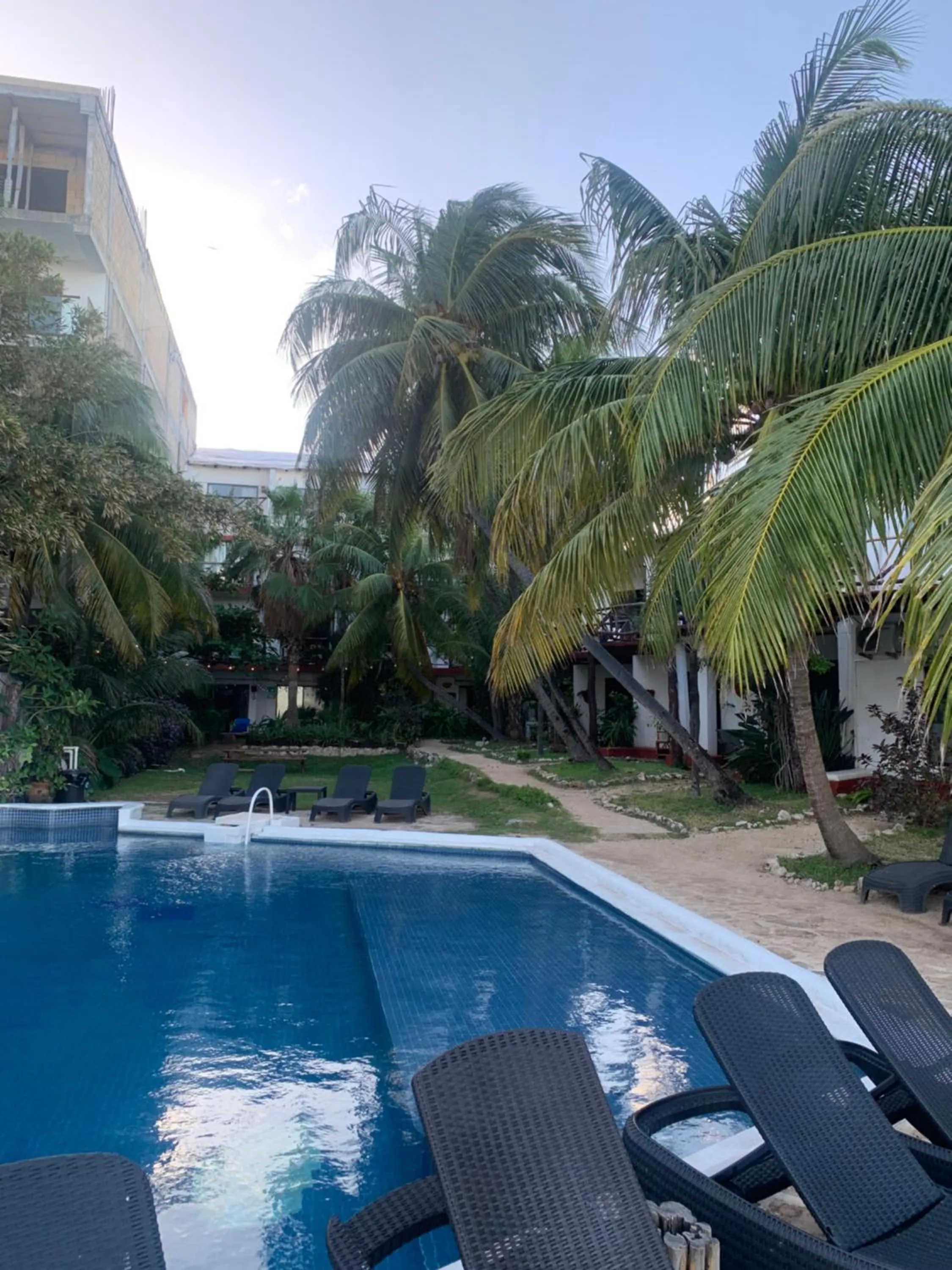 Garden view in Casa CARIBE Cancun