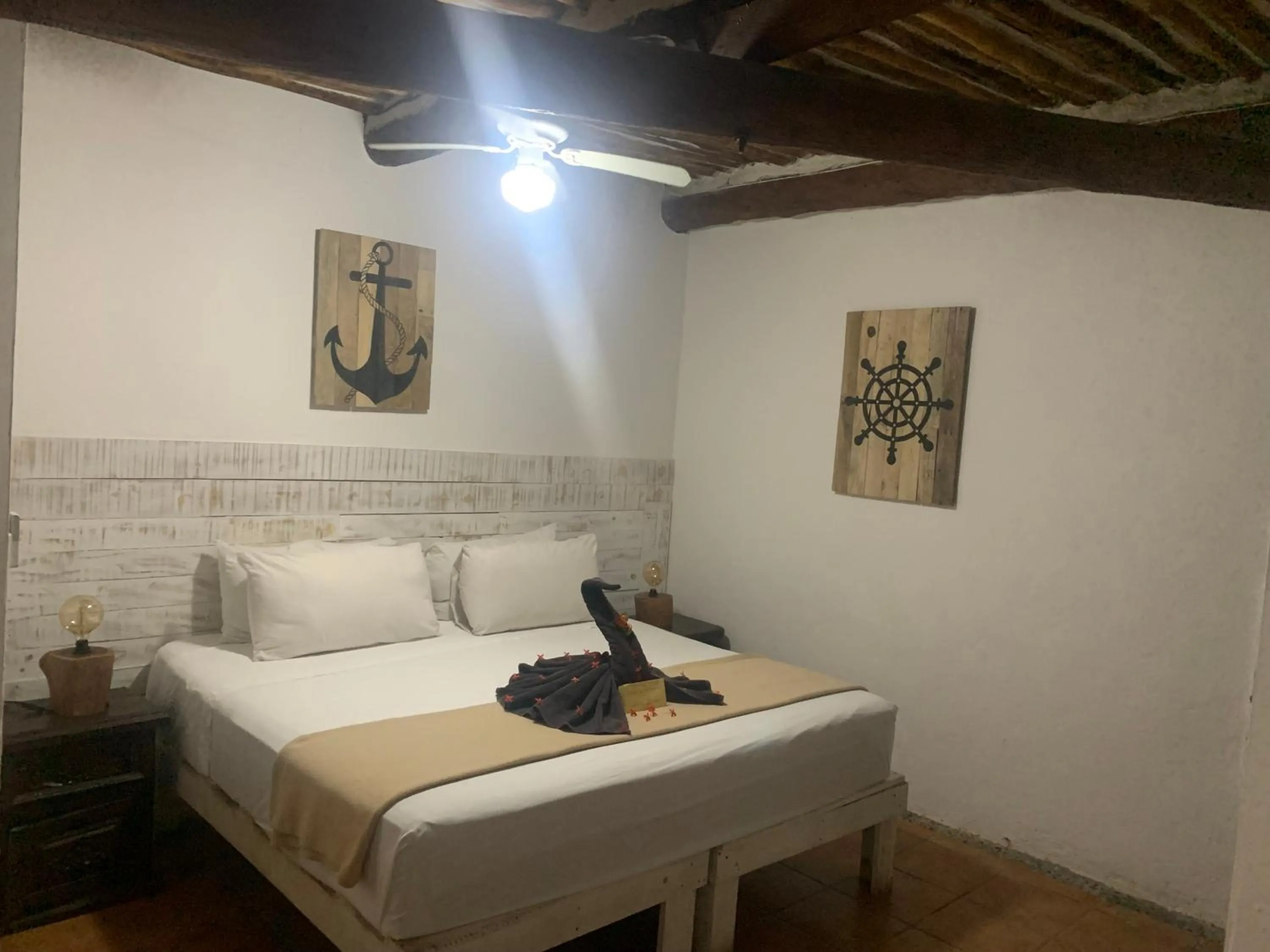 Bed in Casa CARIBE Cancun