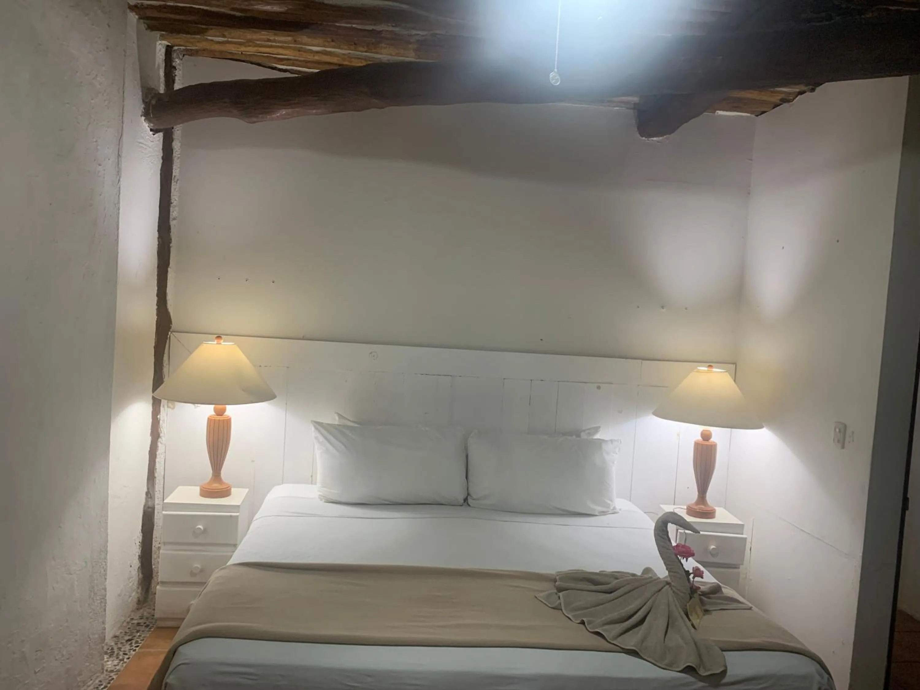 Bed in Casa CARIBE Cancun