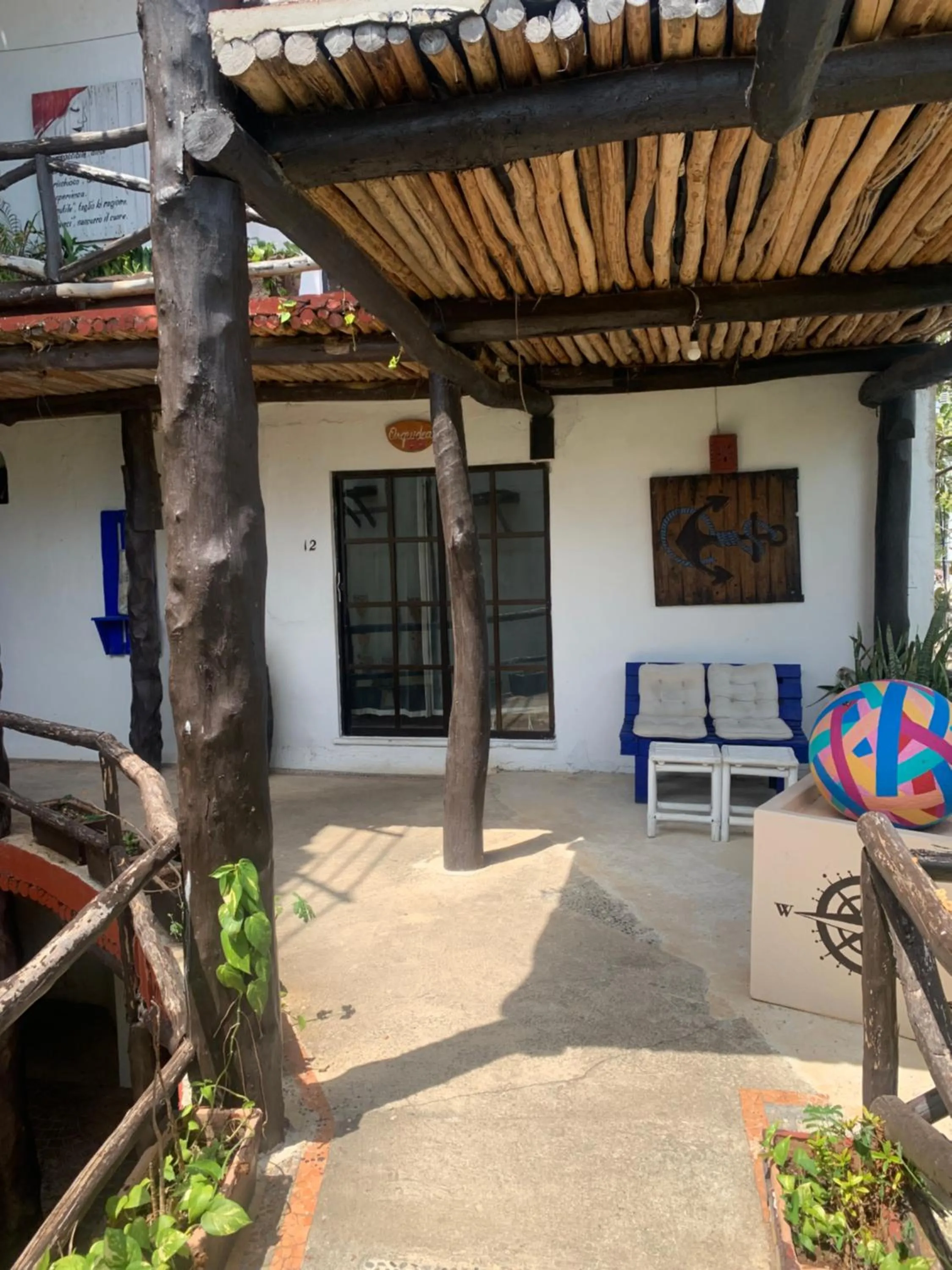 Patio in Casa CARIBE Cancun