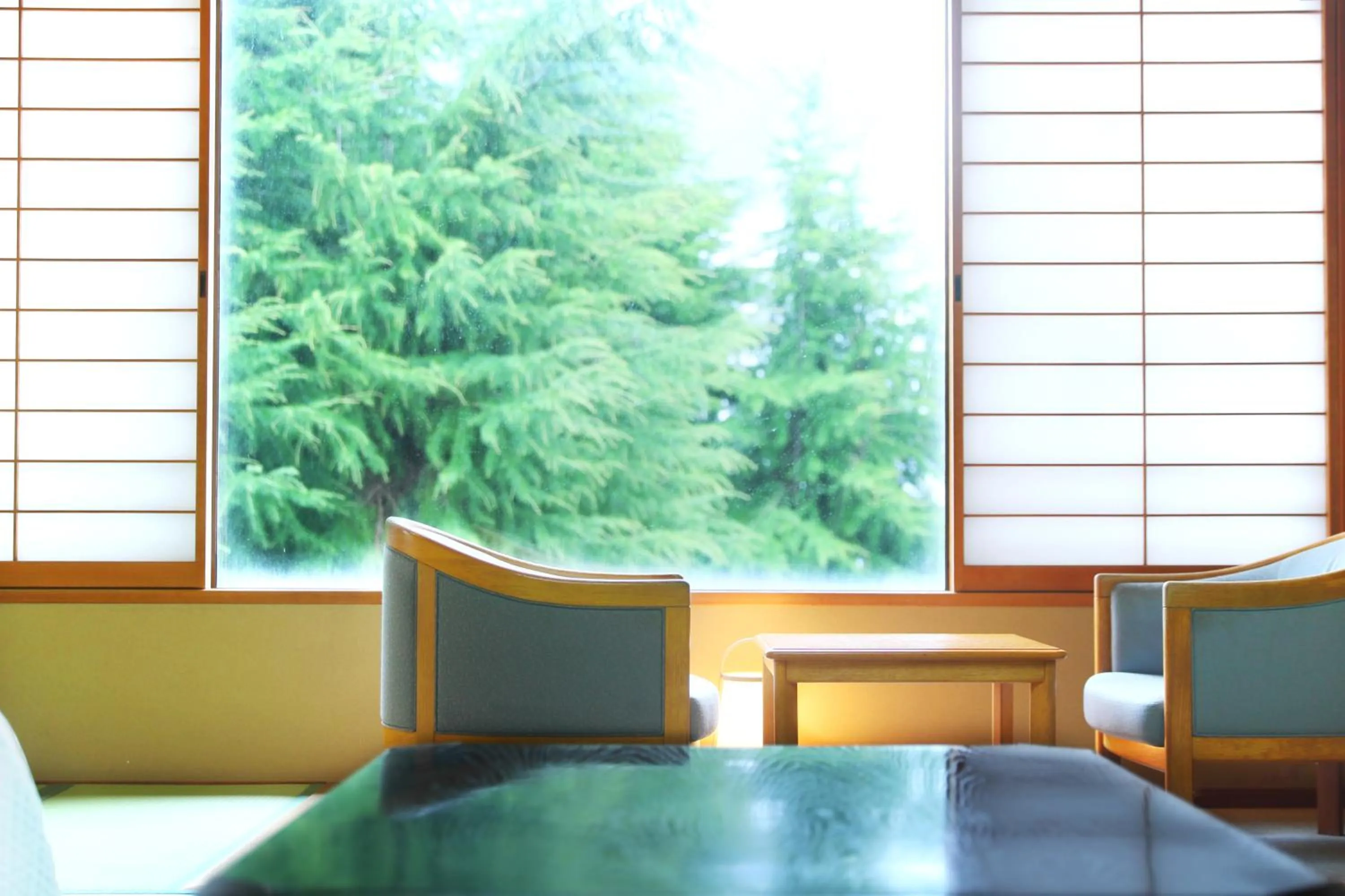 Living room in Sasakura onsen Ryuunso