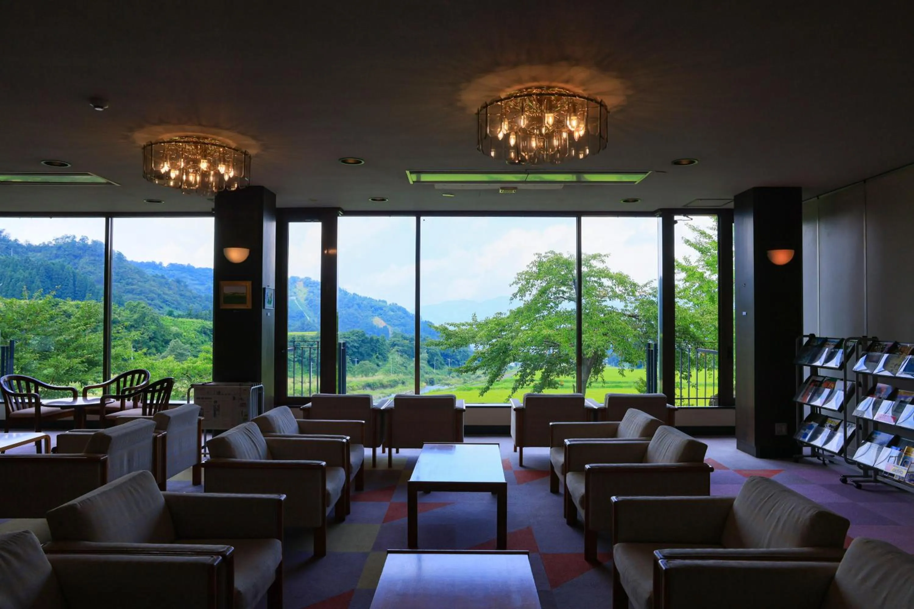 Lobby or reception in Sasakura onsen Ryuunso