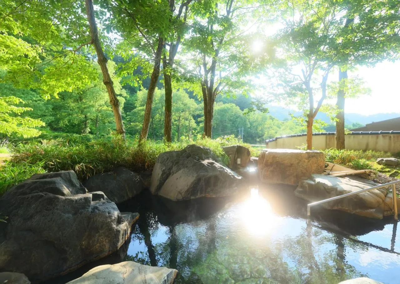 Natural landscape in Sasakura onsen Ryuunso