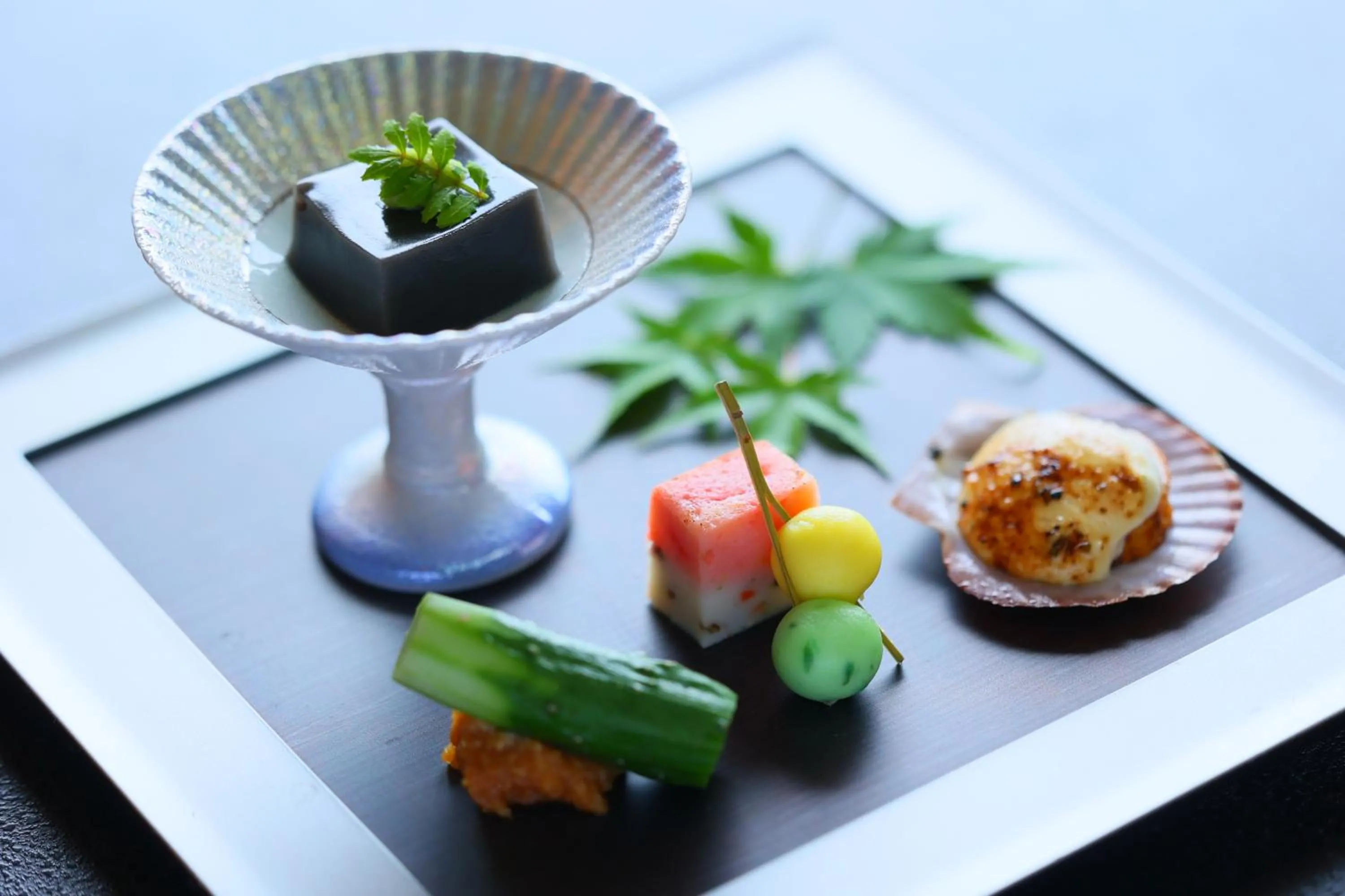 Food in Sasakura onsen Ryuunso