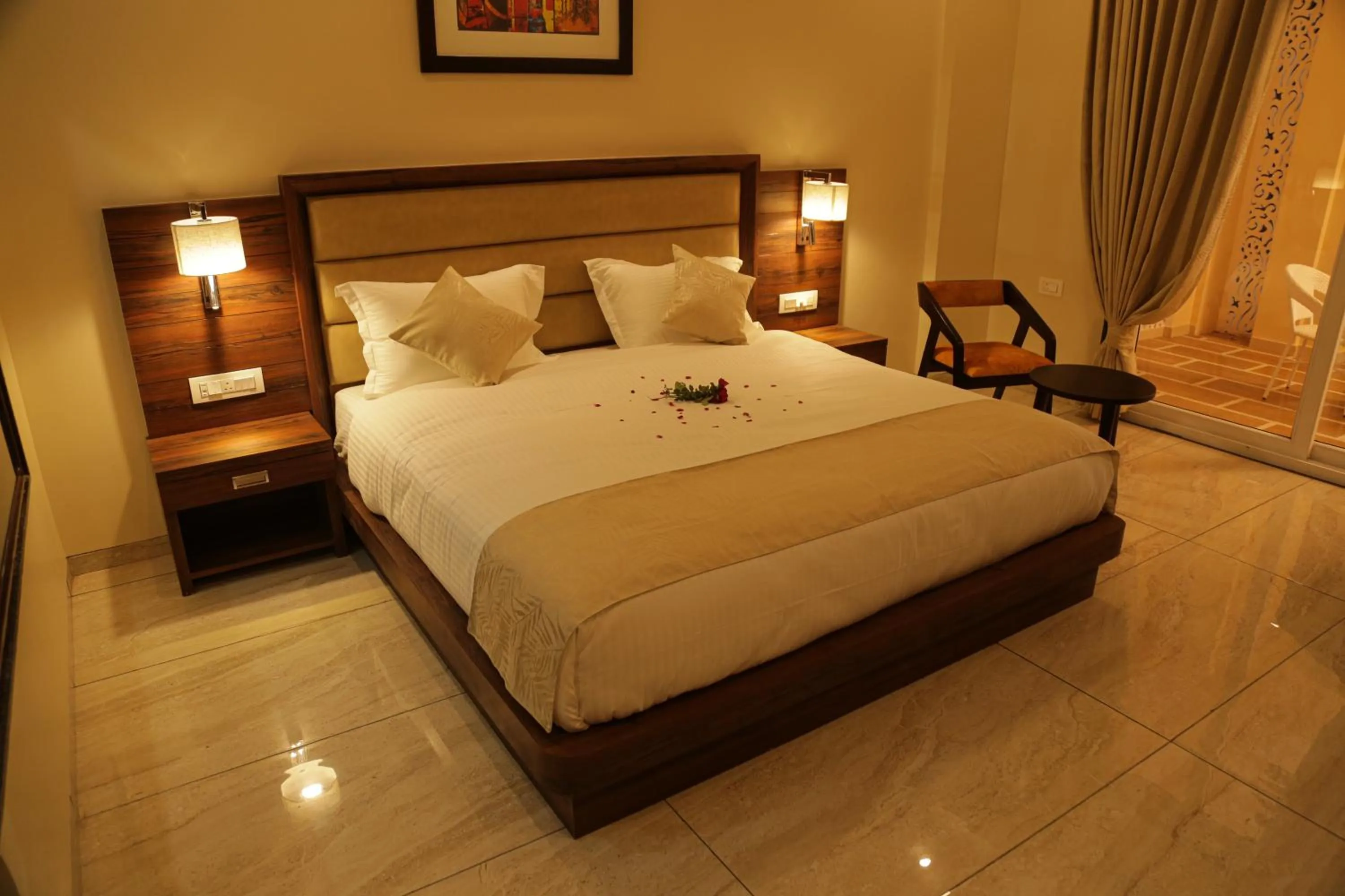 Bed in The Green Genius Resort