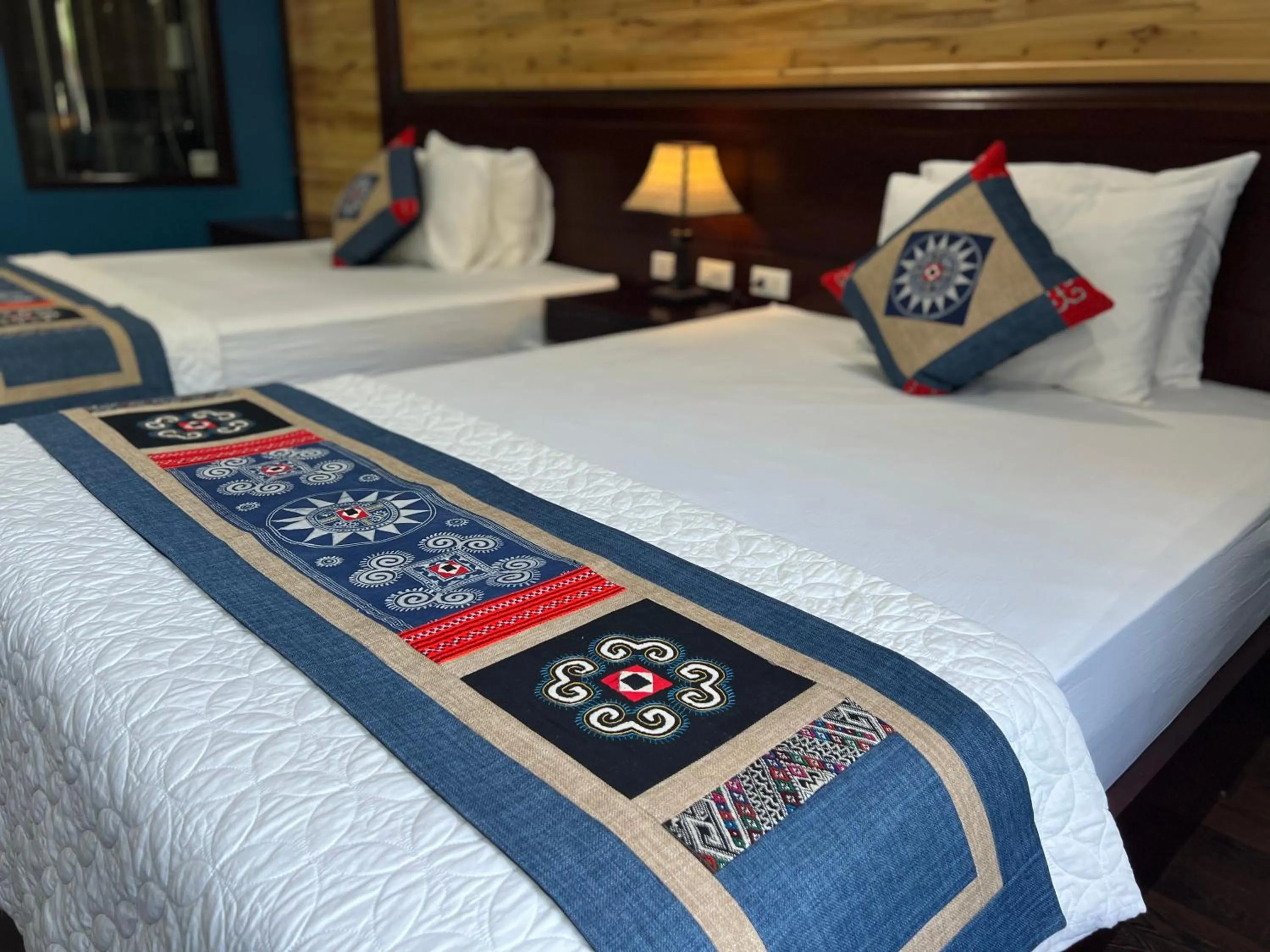 Bed in SAPA FULL HOUSE HOTEL