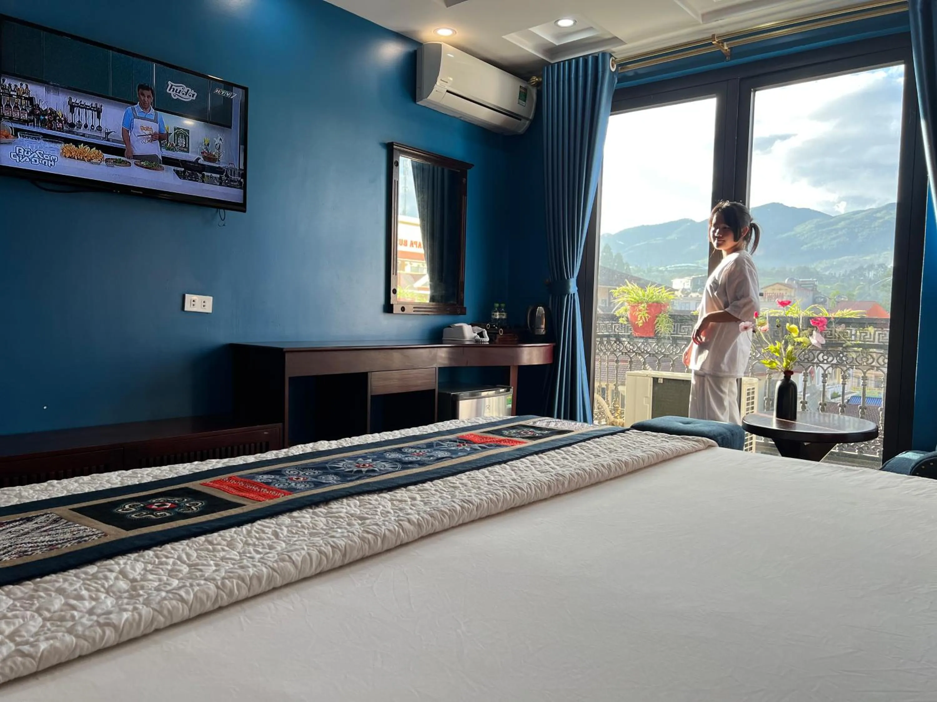 Bed in SAPA FULL HOUSE HOTEL