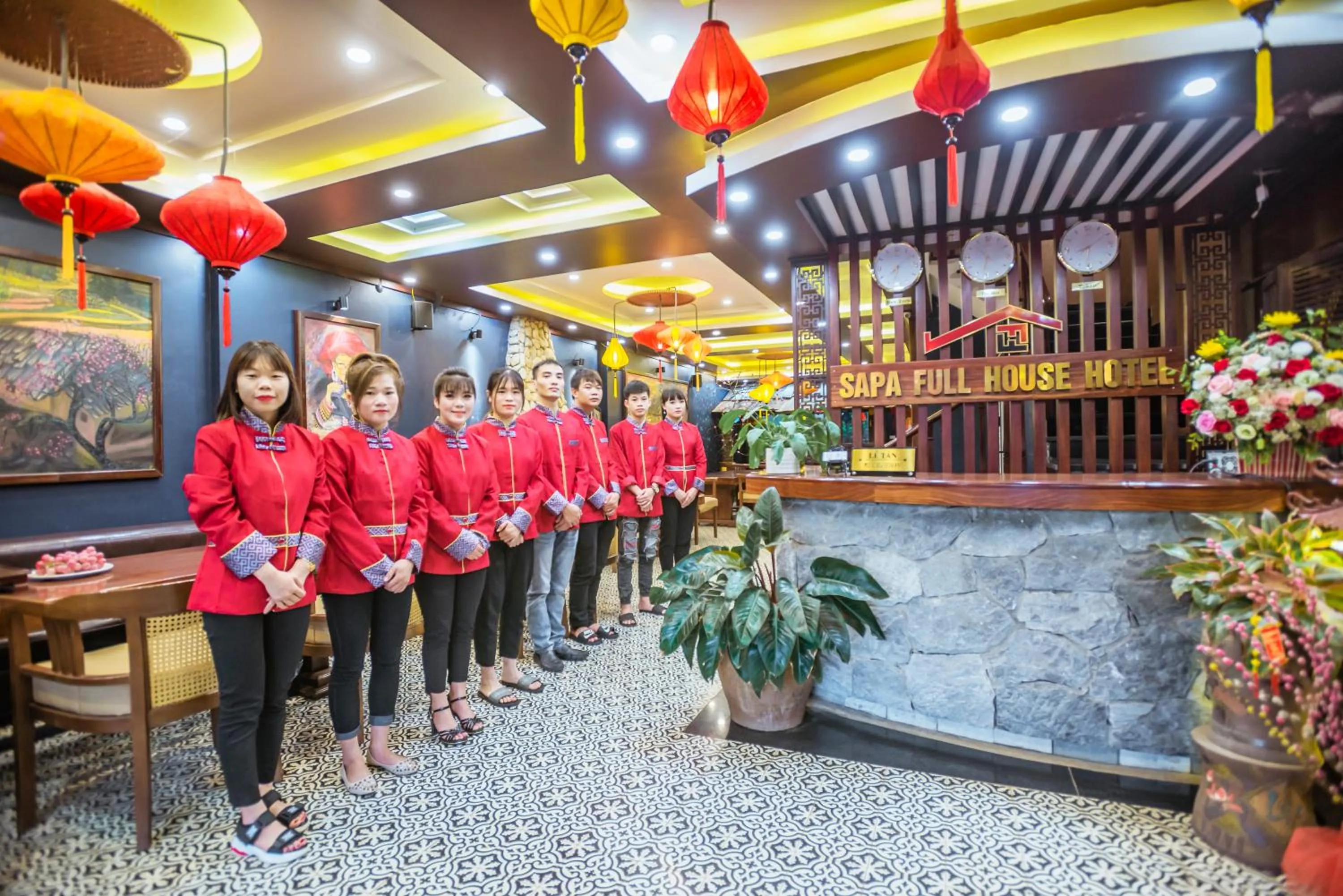 Staff in SAPA FULL HOUSE HOTEL