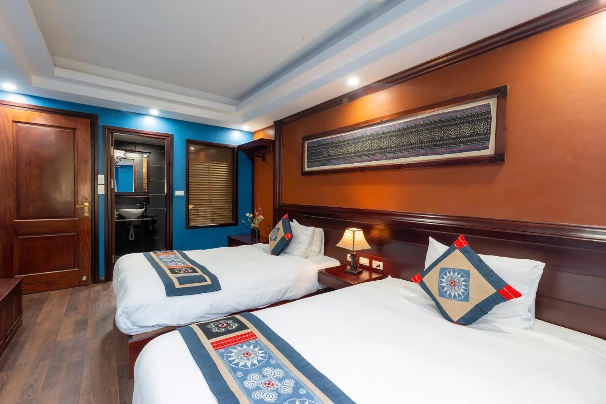 Bed in SAPA FULL HOUSE HOTEL