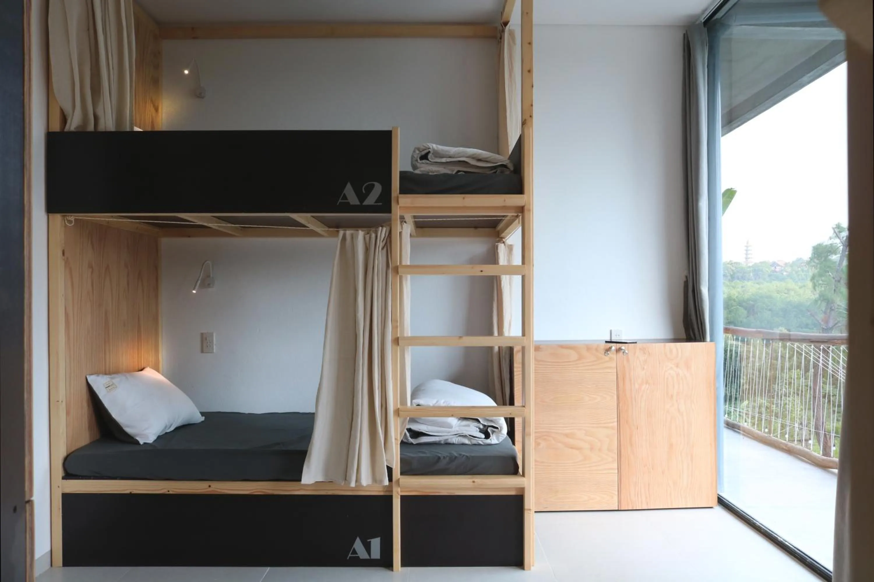 bunk bed, Bed in NANO Eco-Hostel