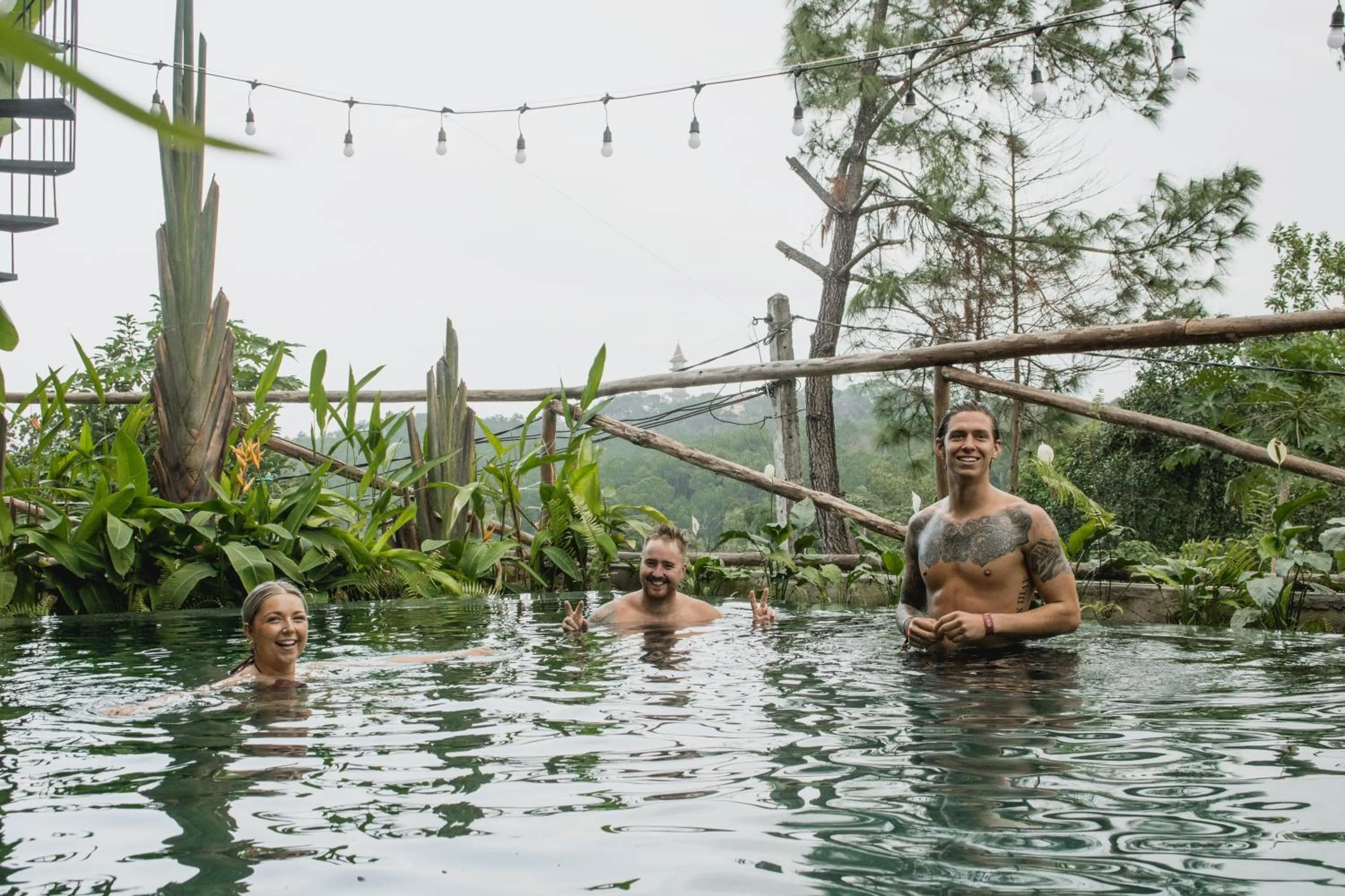 Swimming pool in NANO Eco-Hostel