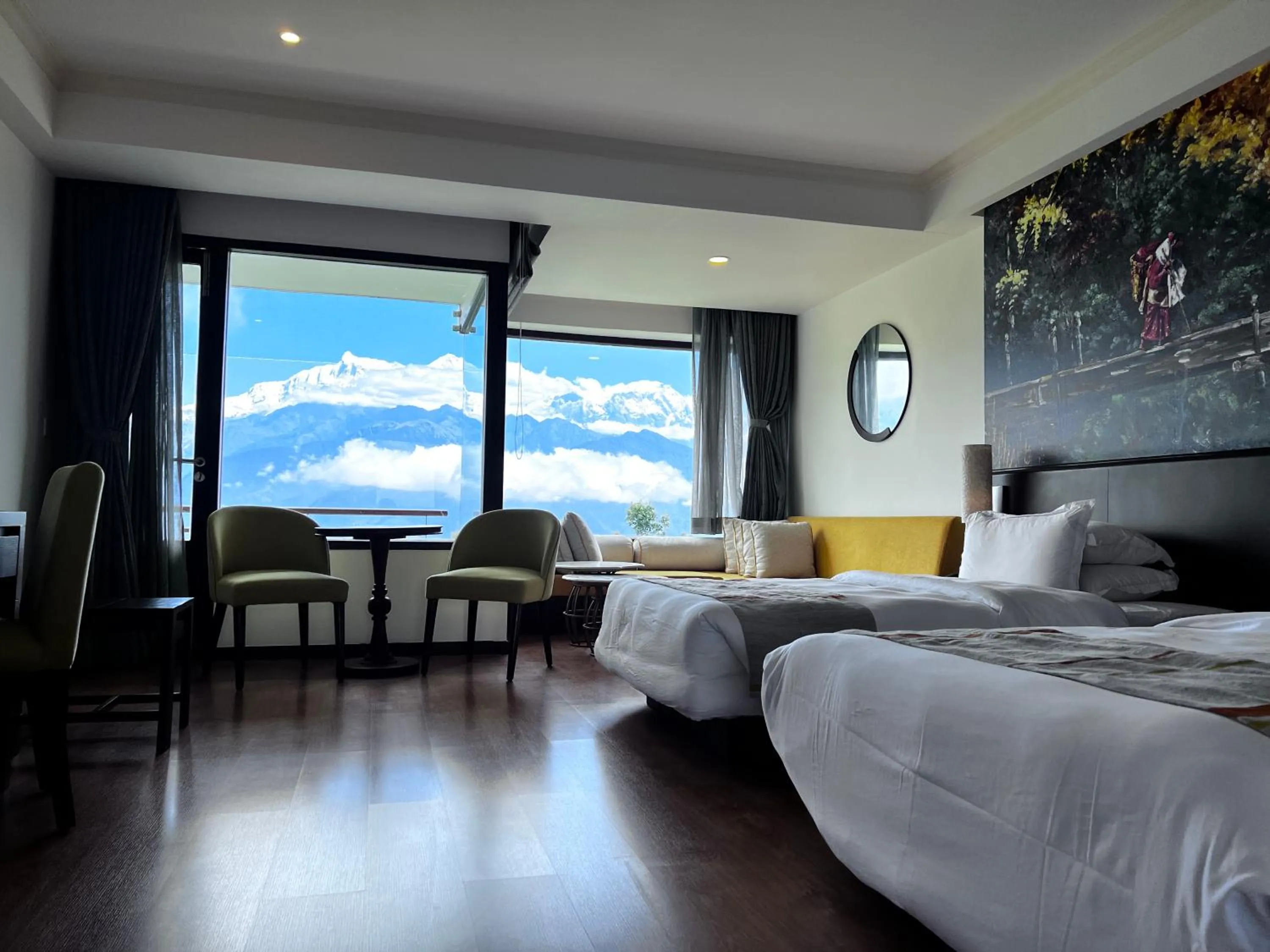 Bed in Hotel Annapurna View Sarangkot