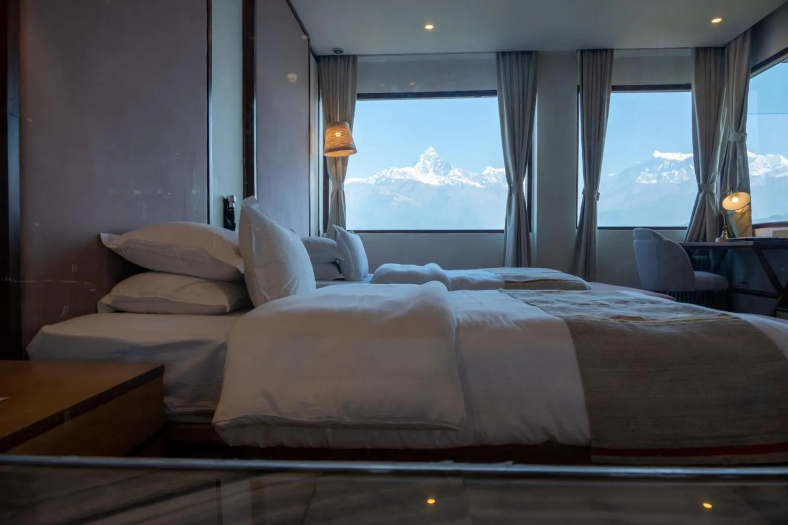 Bedroom, Bed in Hotel Annapurna View Sarangkot