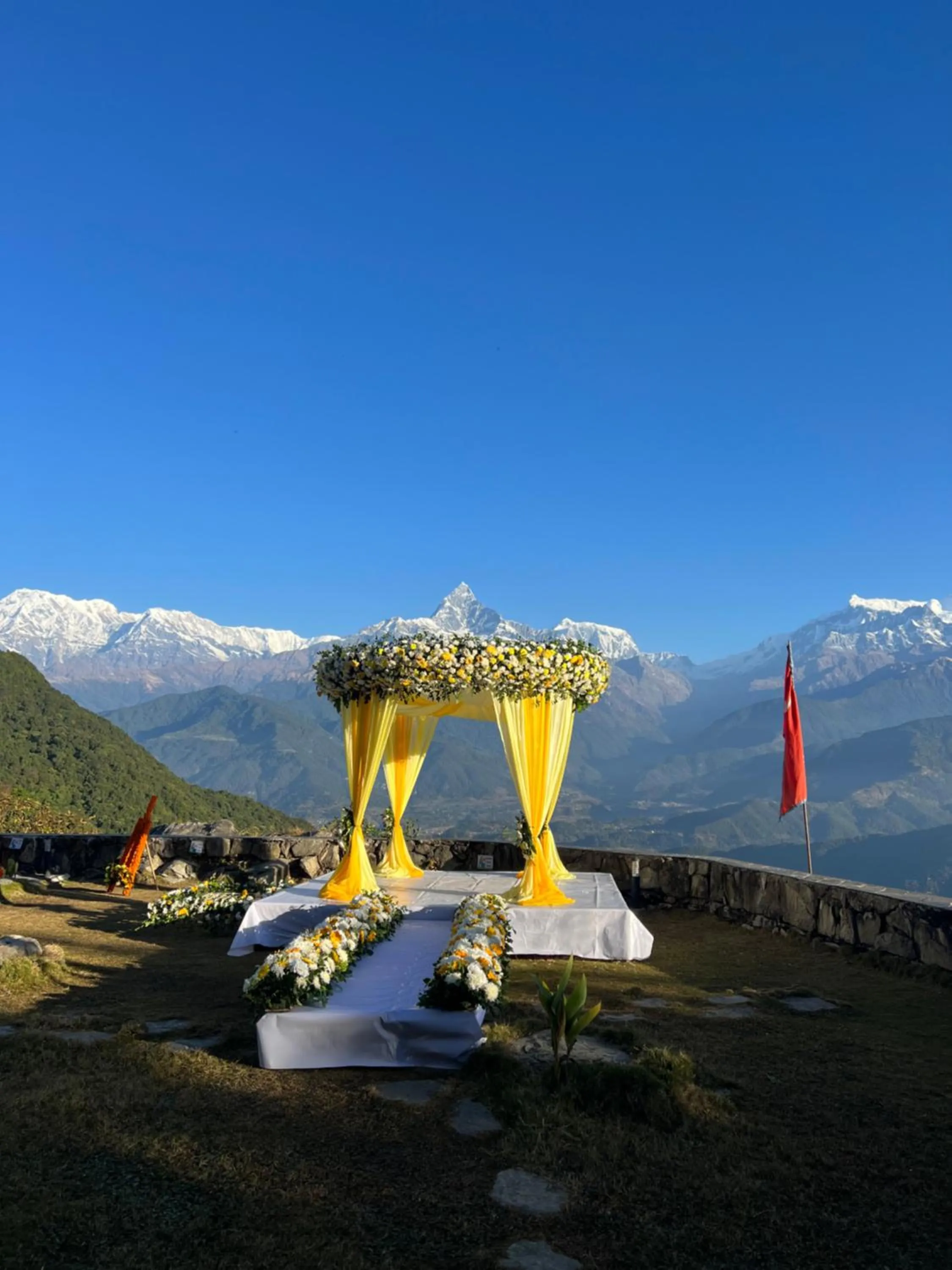 Mountain view in Hotel Annapurna View Sarangkot