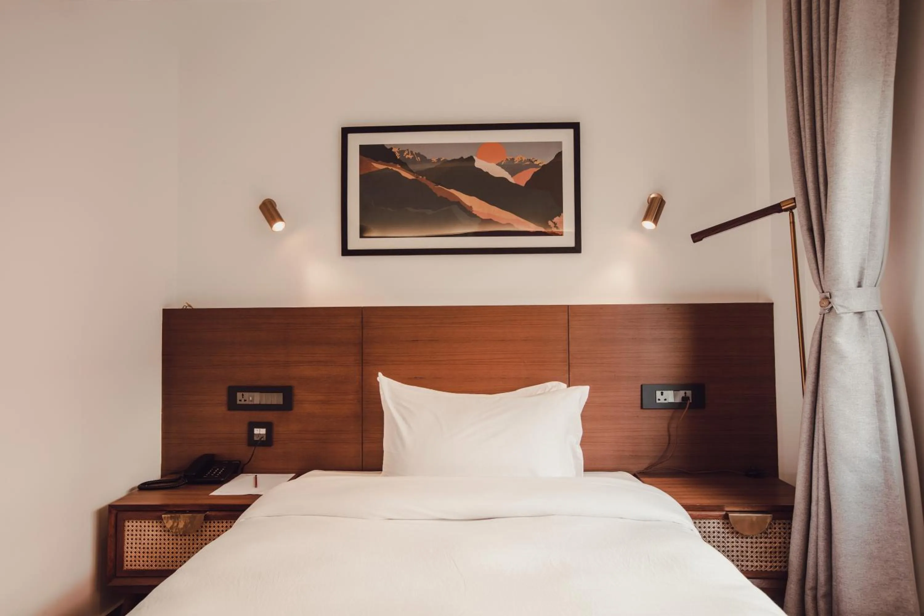 Bed in Nomad Hotel Lazimpat