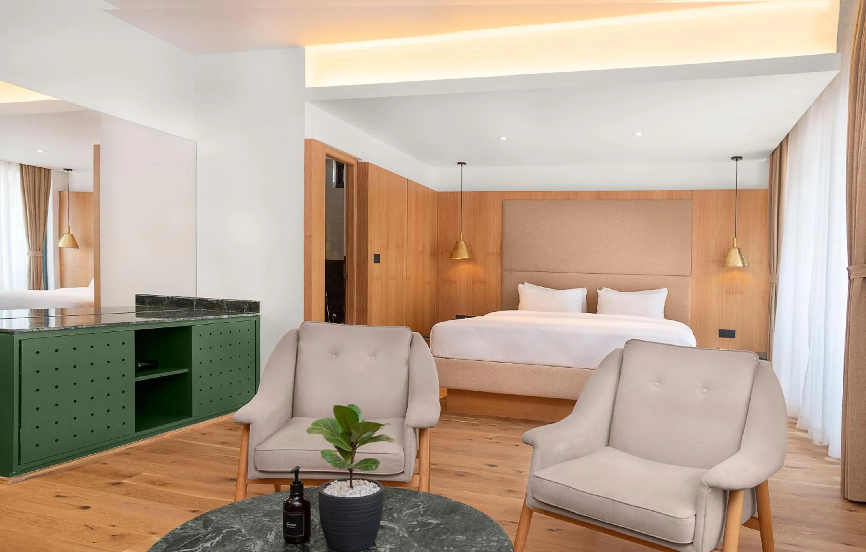 Photo of the whole room, Bed in Nomad Hotel Lazimpat