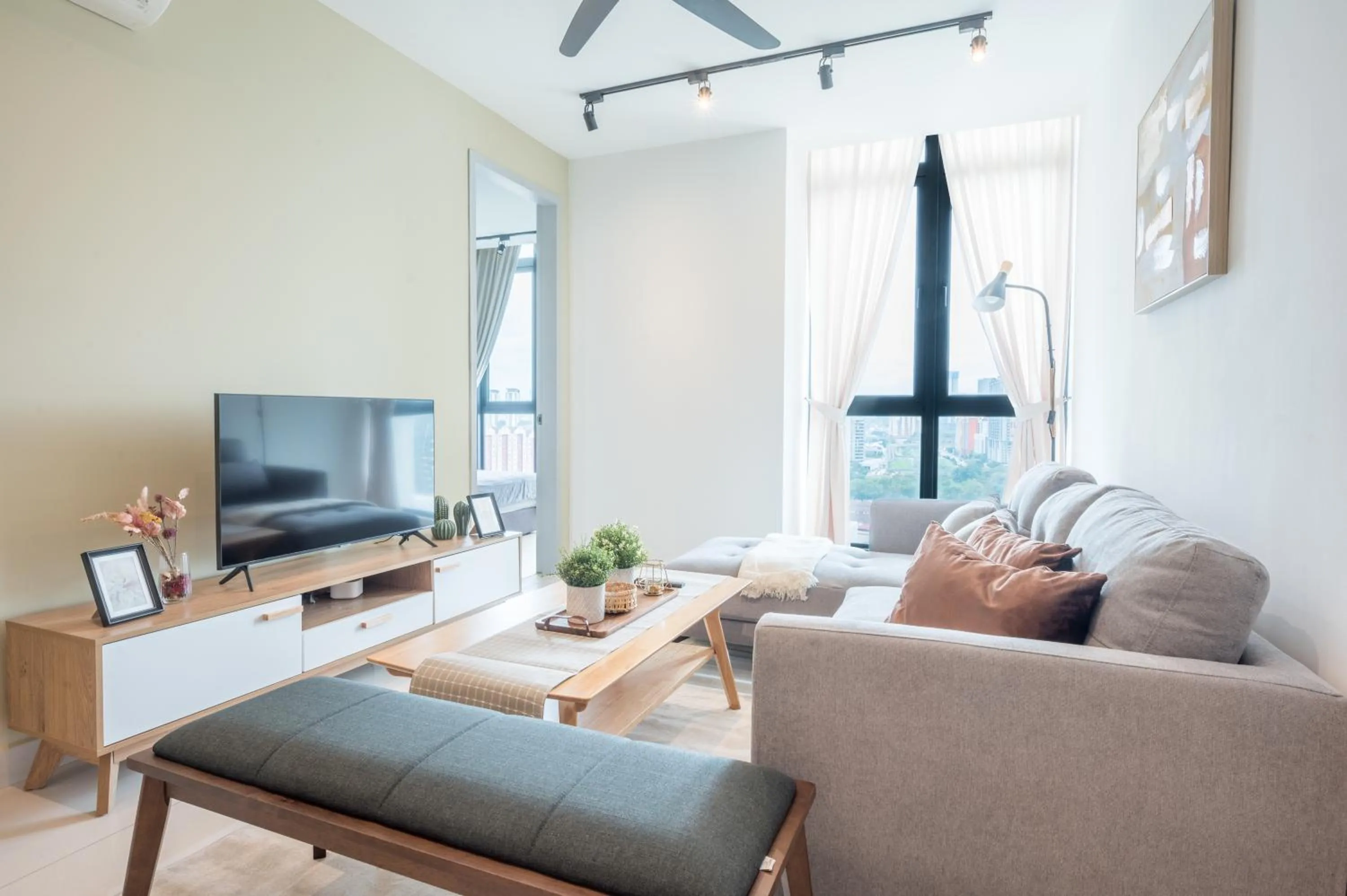 Living room in H20 Residence Ara Damansara by Airhost