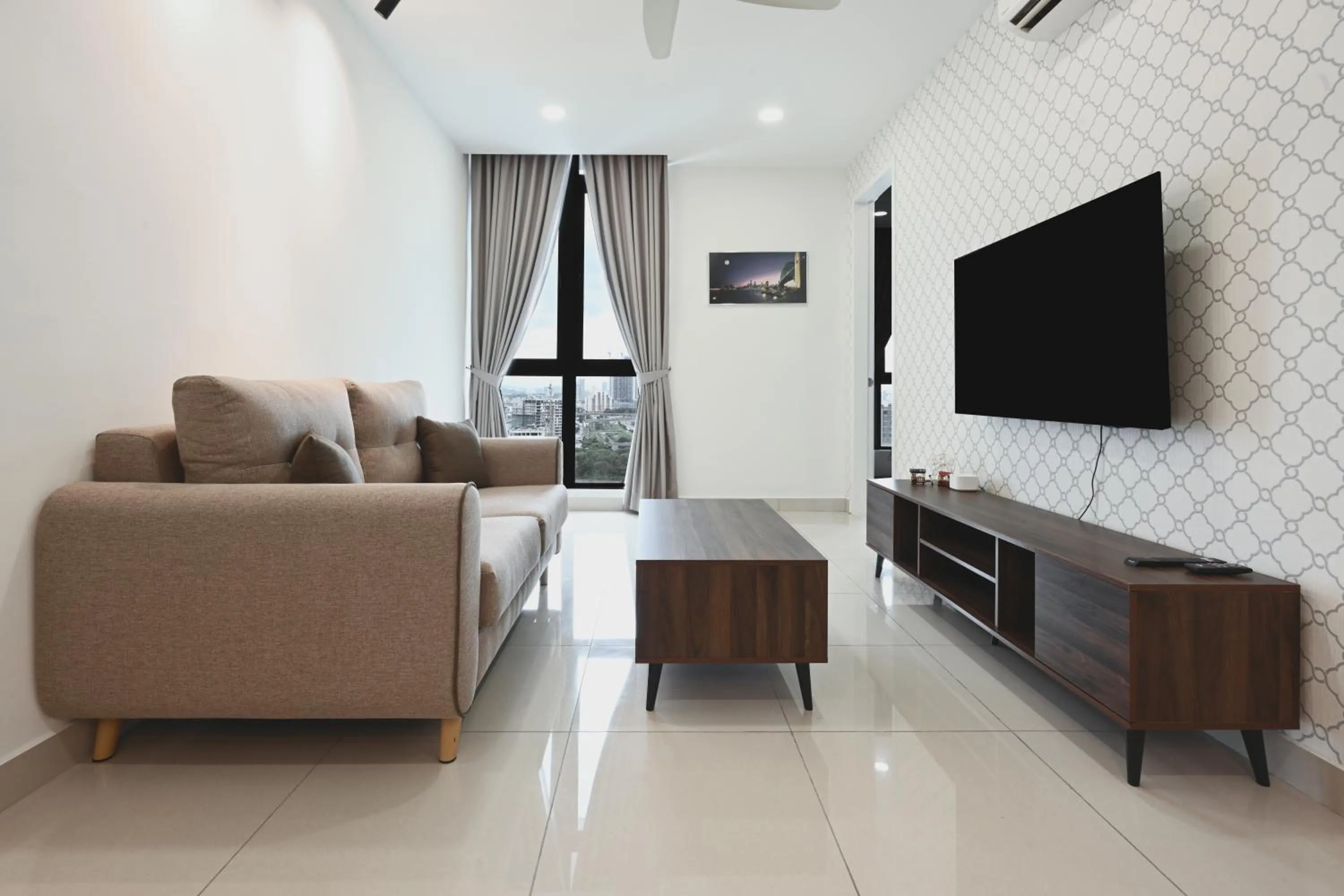 TV and multimedia, Bed in H20 Residence Ara Damansara by Airhost