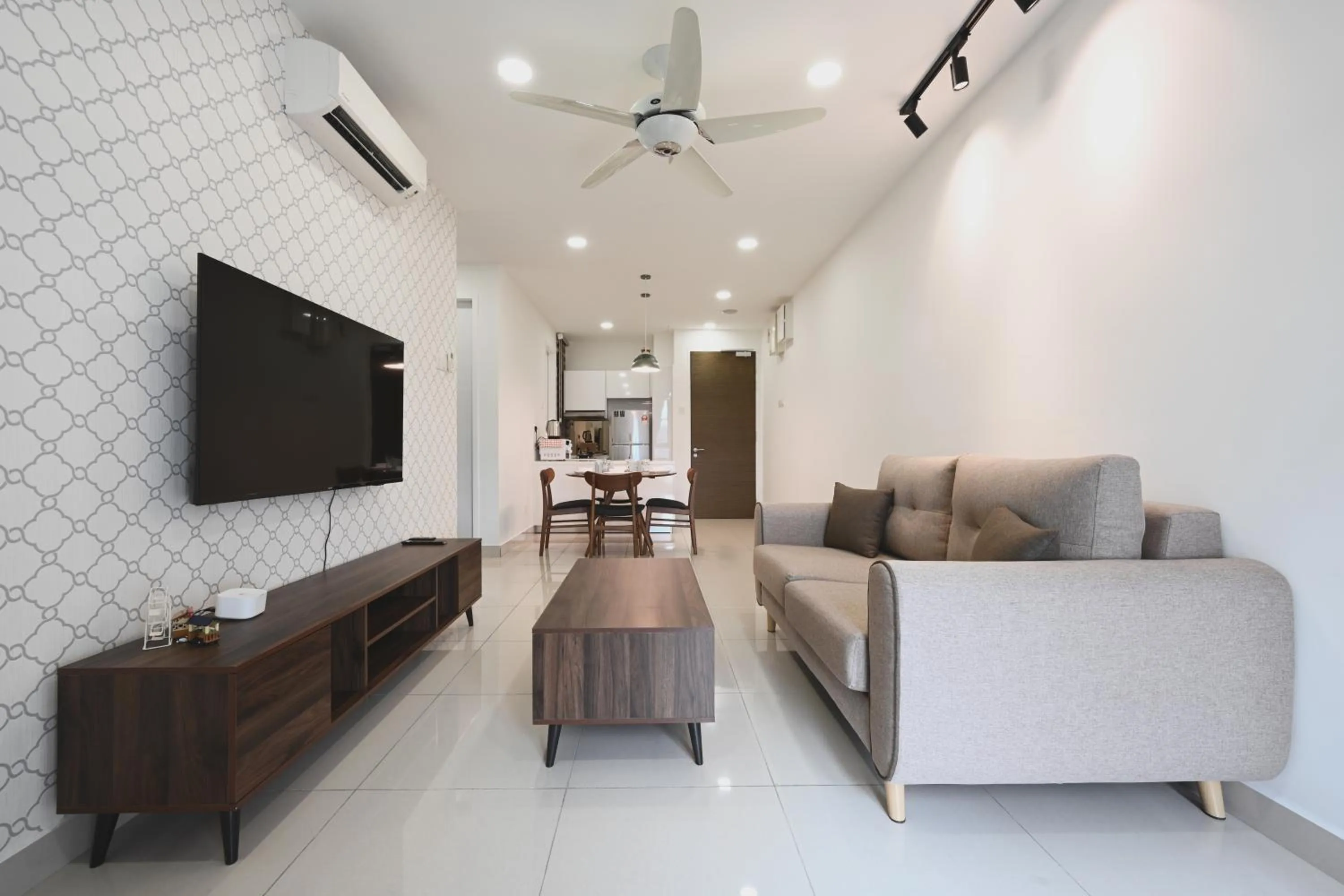 Seating area in H20 Residence Ara Damansara by Airhost