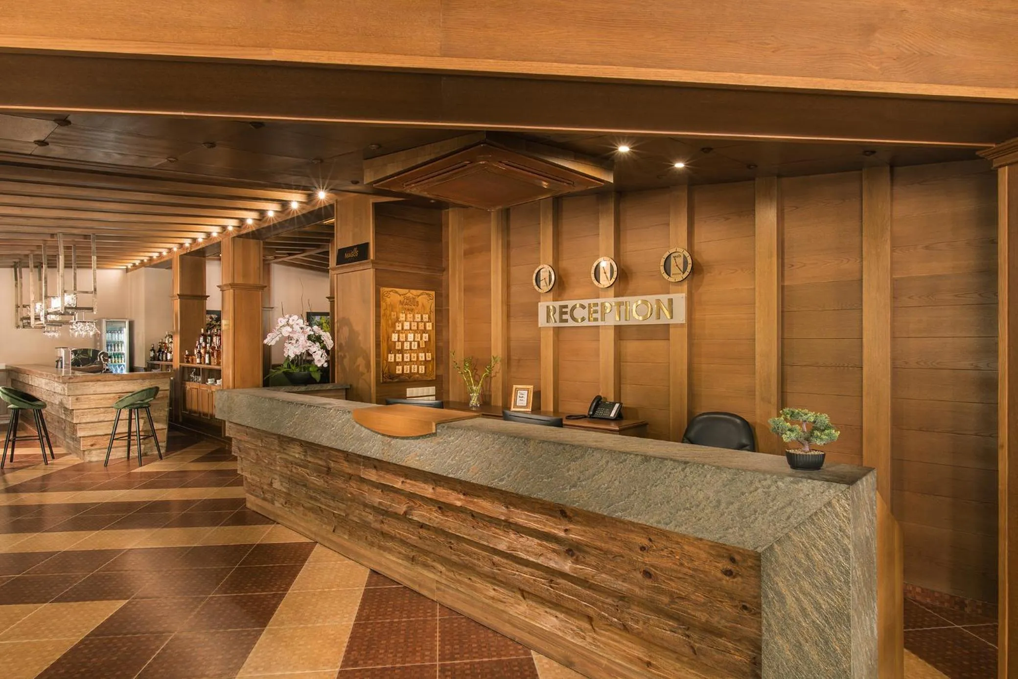 Lobby or reception in Hotel Villa Magus