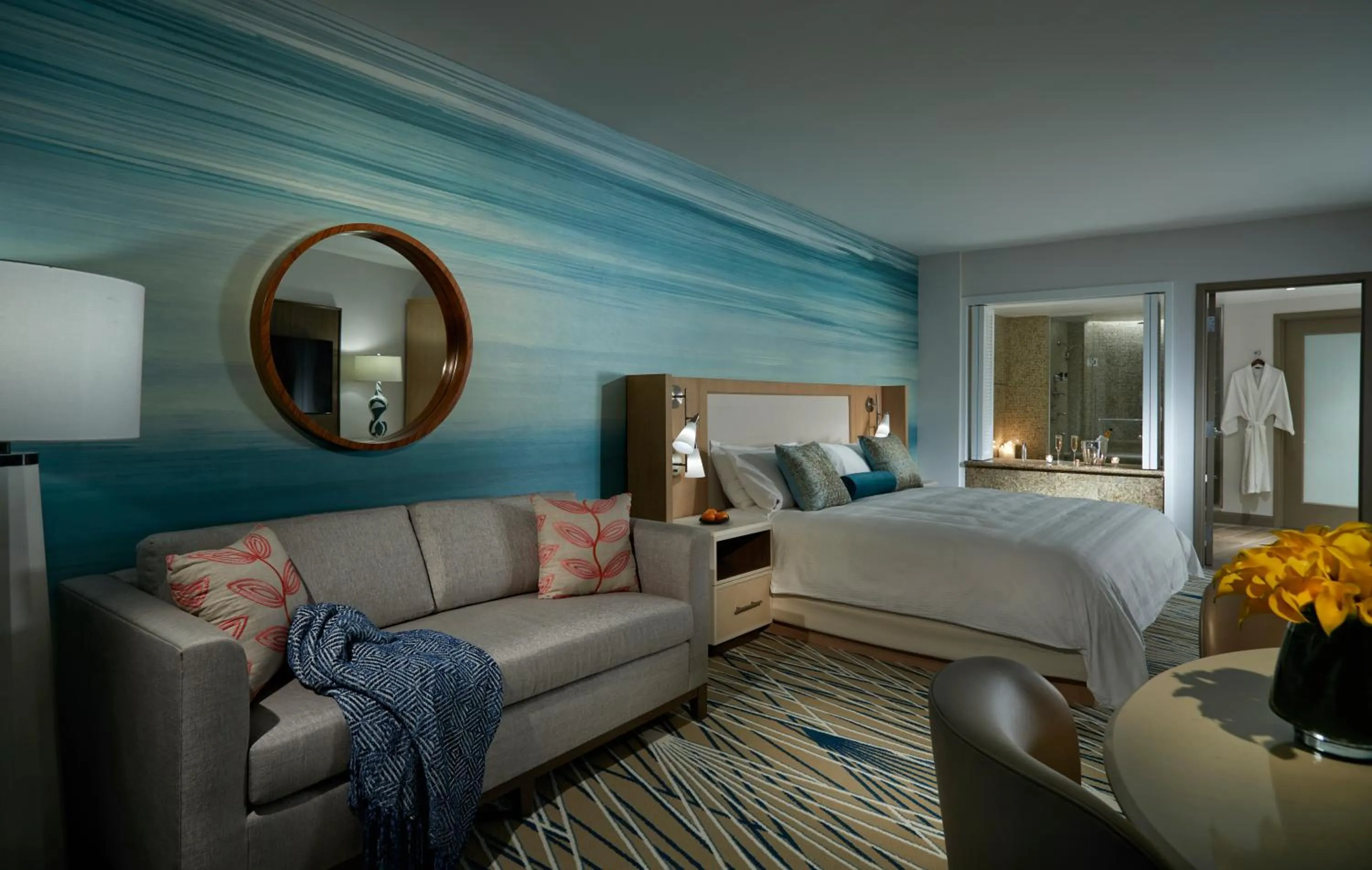 Photo of the whole room, Bed in Seminole Hard Rock Hotel & Casino Hollywood