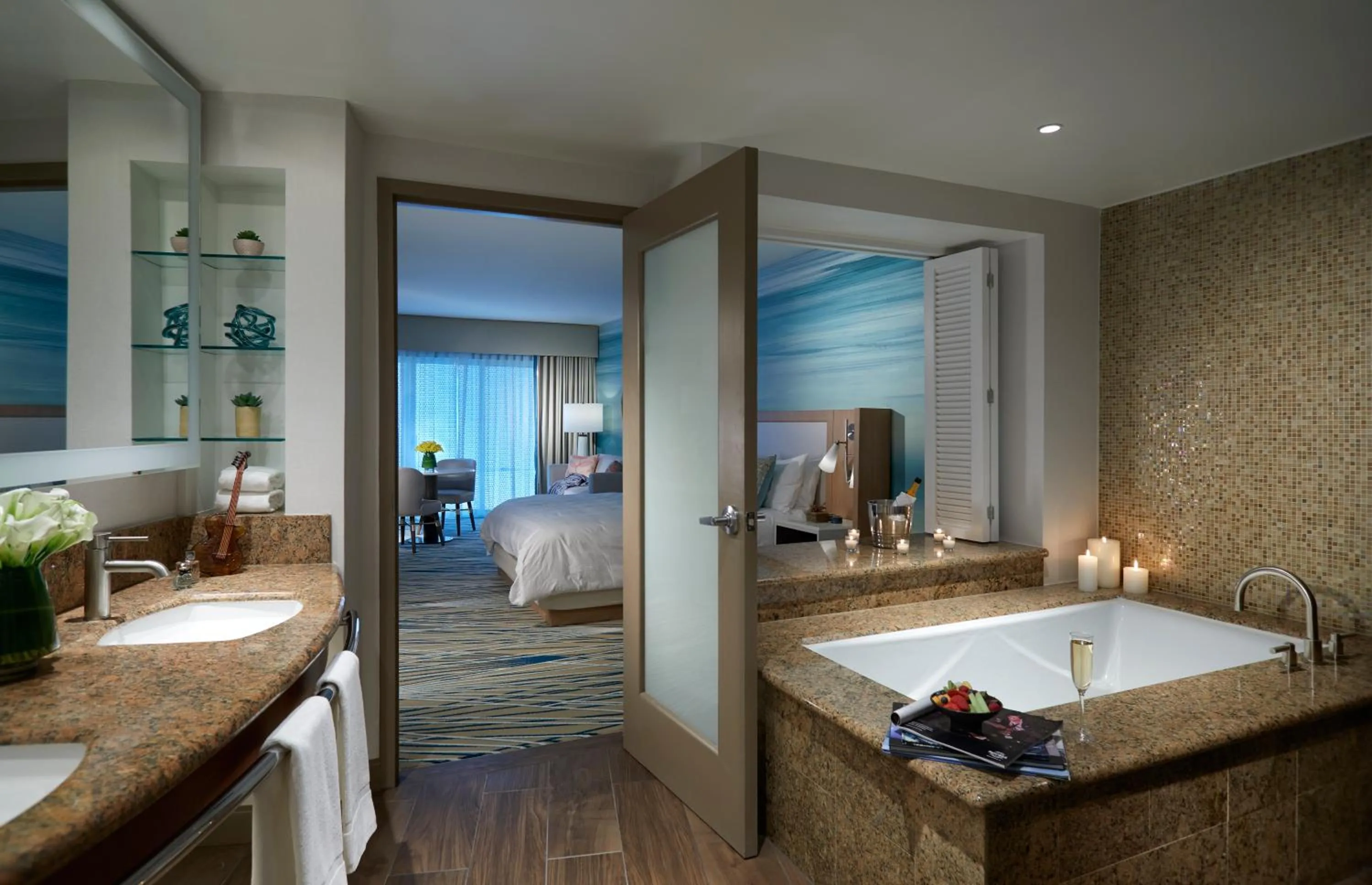 Bathroom in Seminole Hard Rock Hotel & Casino Hollywood