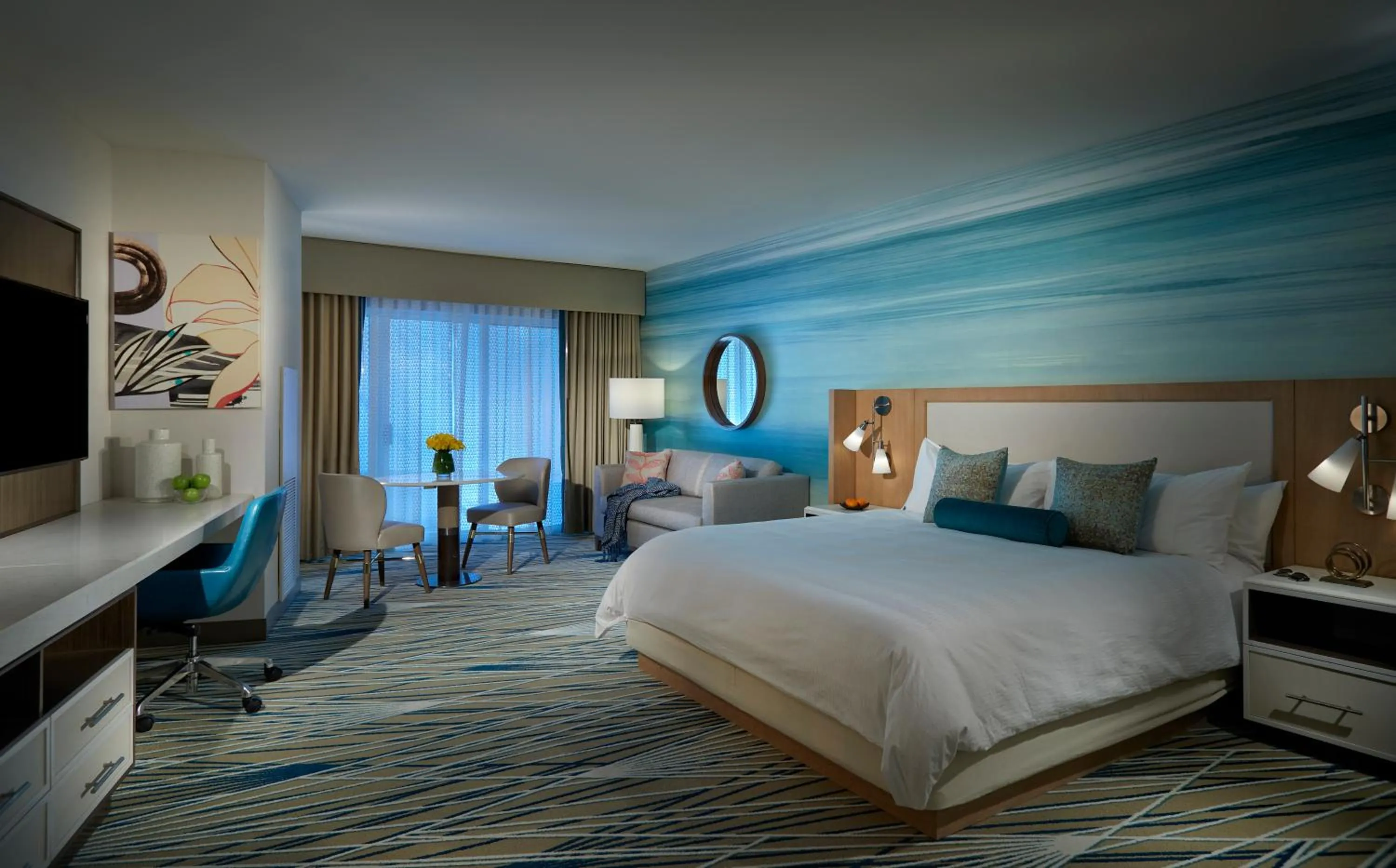 Photo of the whole room, Bed in Seminole Hard Rock Hotel & Casino Hollywood