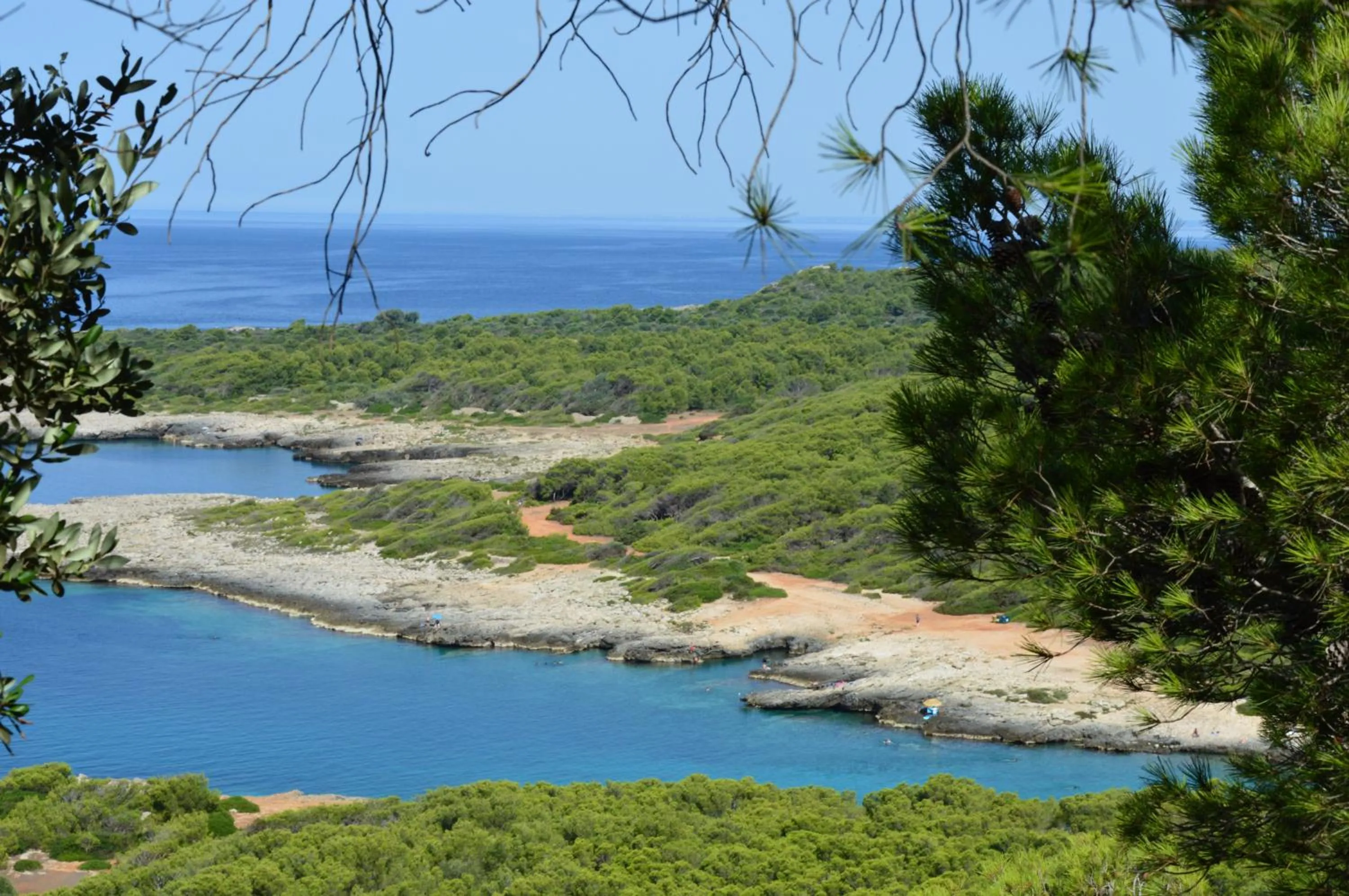 Natural landscape in Portoselvaggio Villa Martina