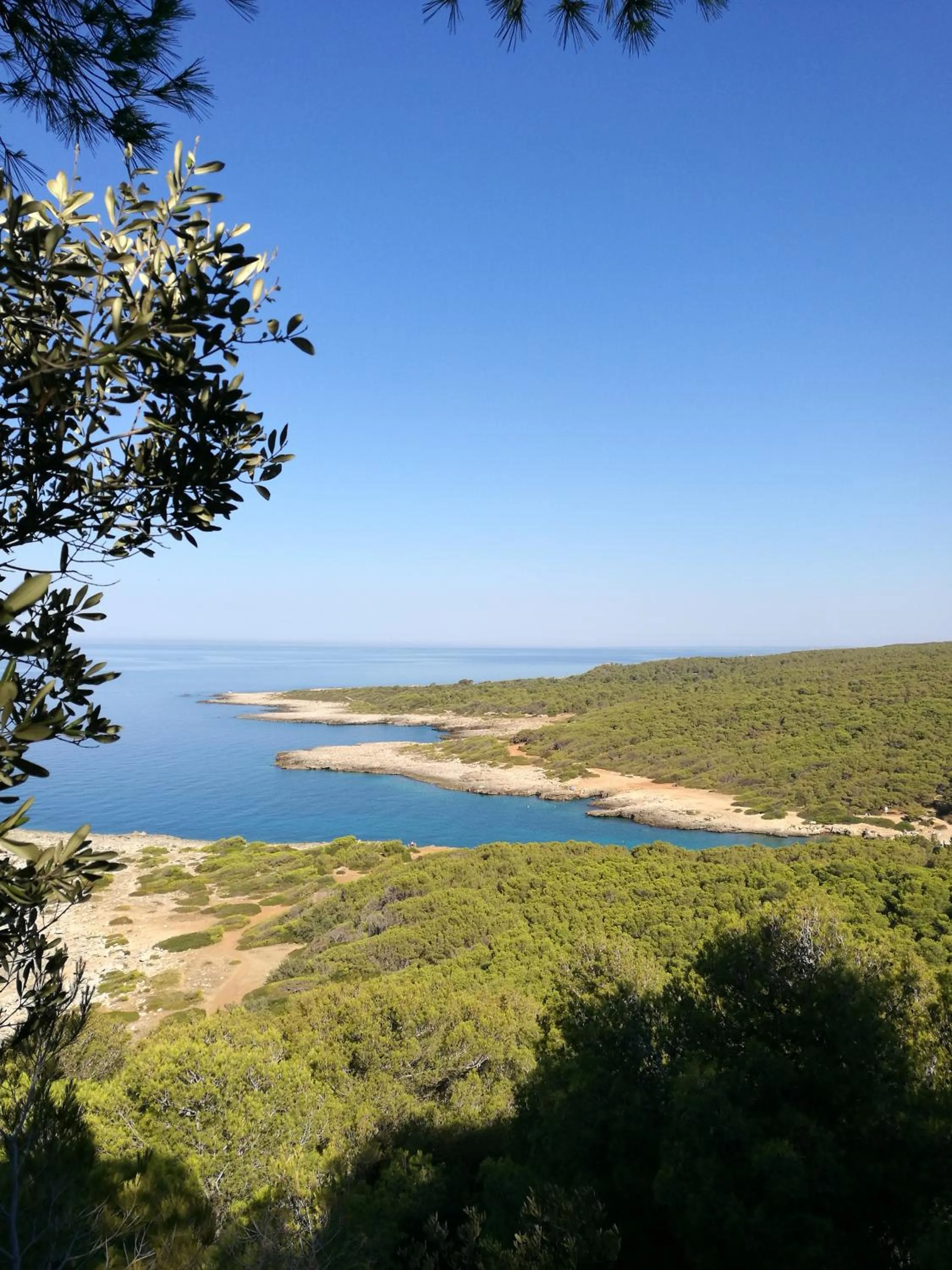 Natural landscape in Portoselvaggio Villa Martina
