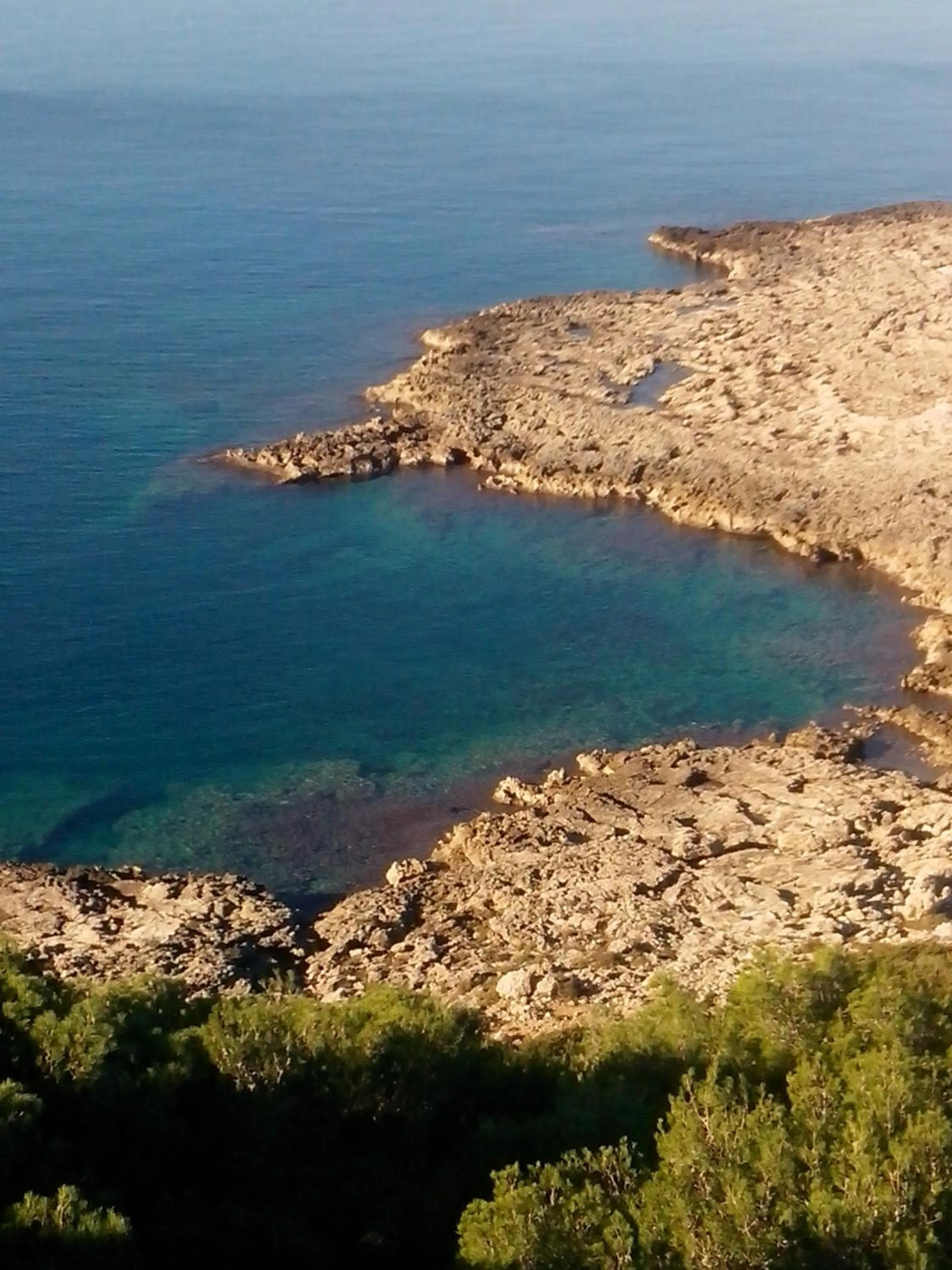 Natural landscape in Portoselvaggio Villa Martina