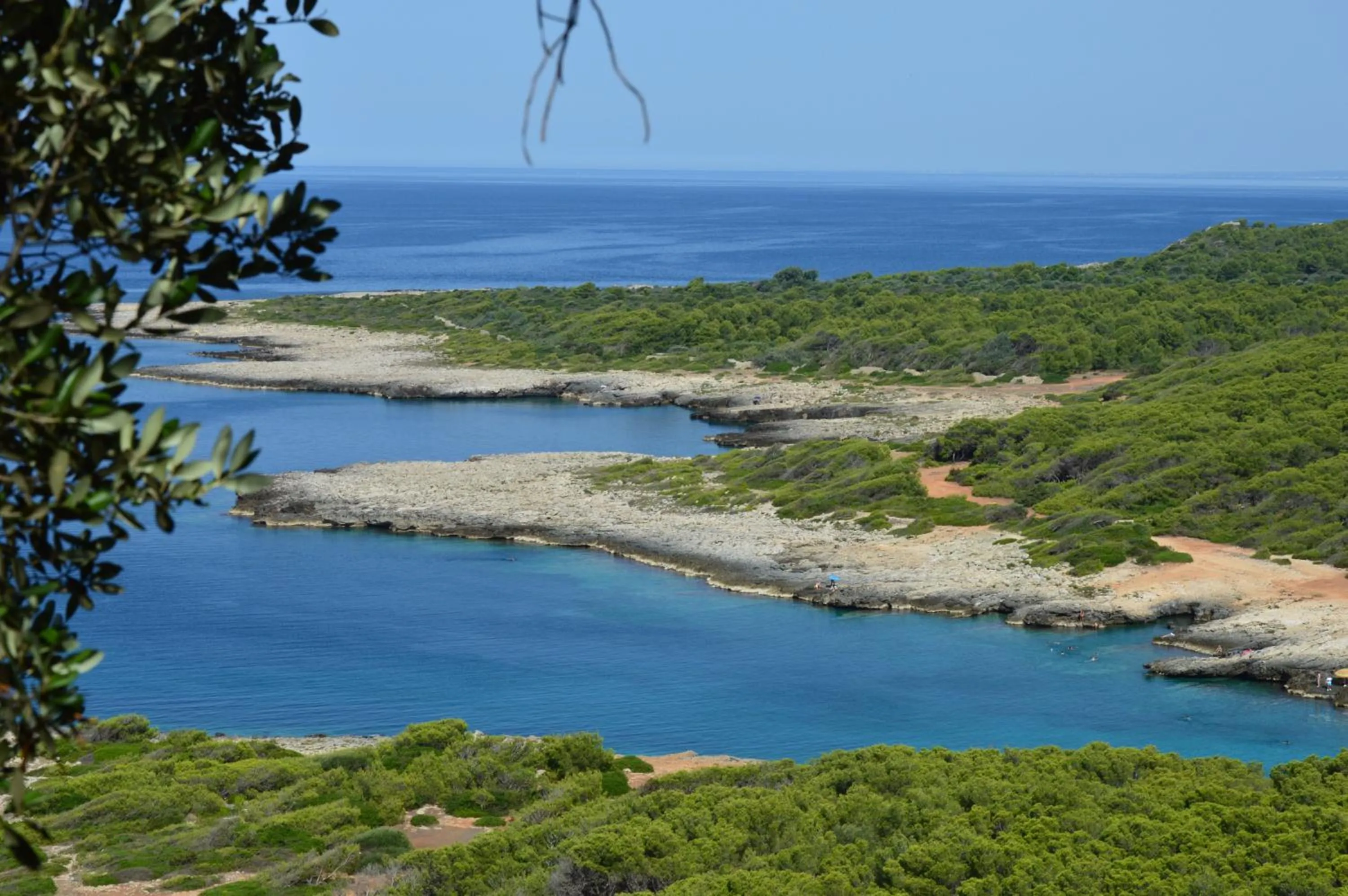 Natural landscape in Portoselvaggio Villa Martina