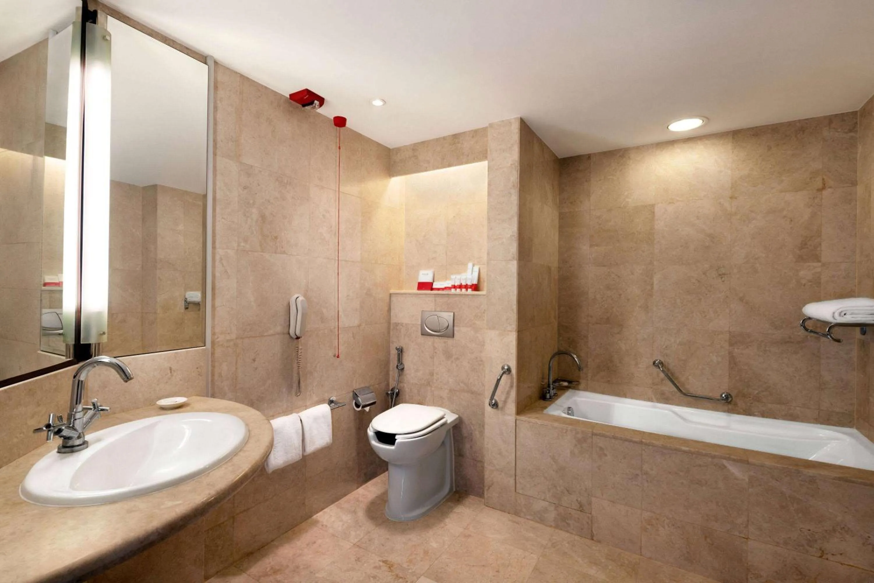 Bathroom in Ramada Plaza by Wyndham Dubai Deira