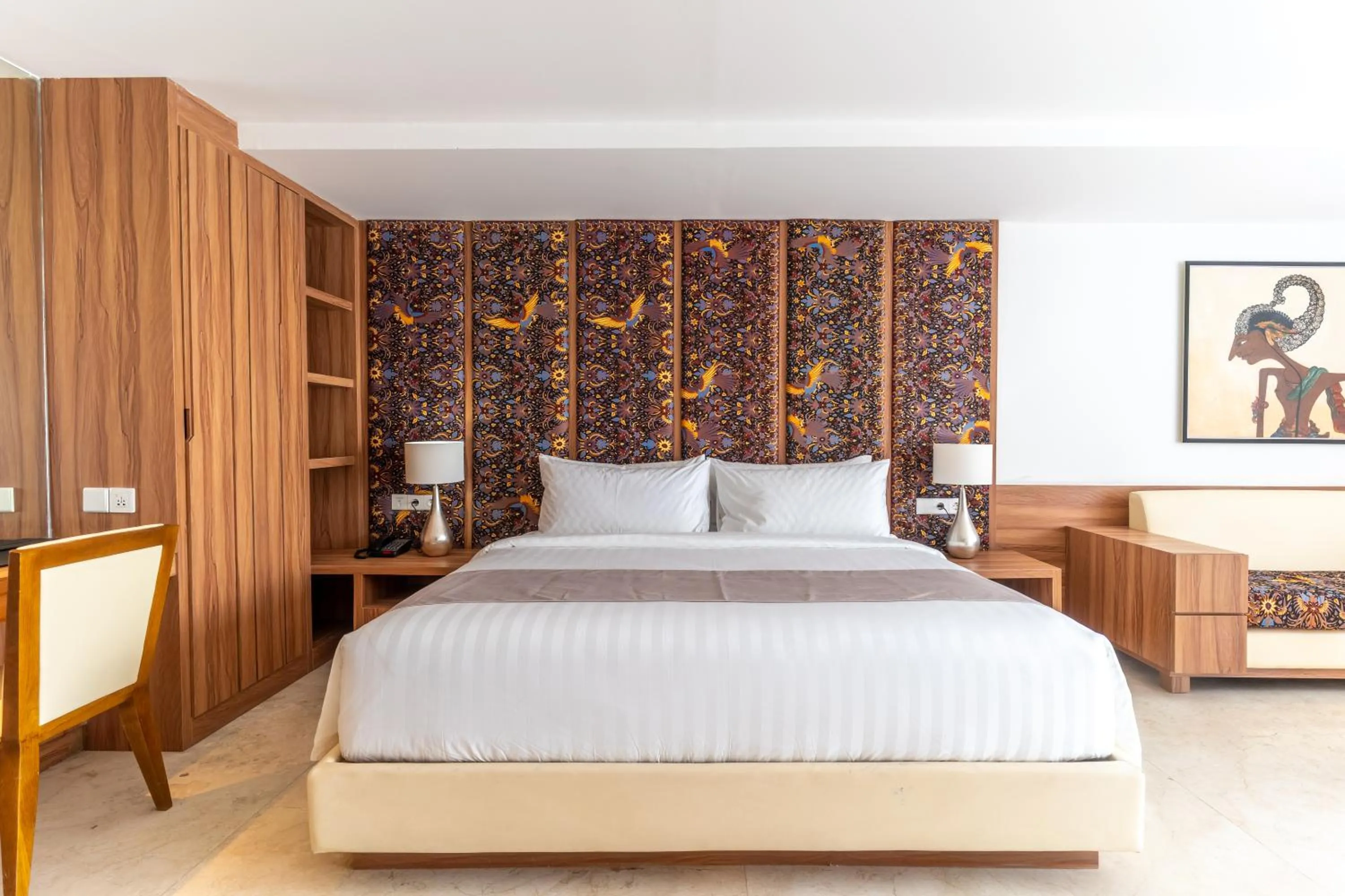 Decorative detail, Bed in The Capital Hotel and Resort Seminyak