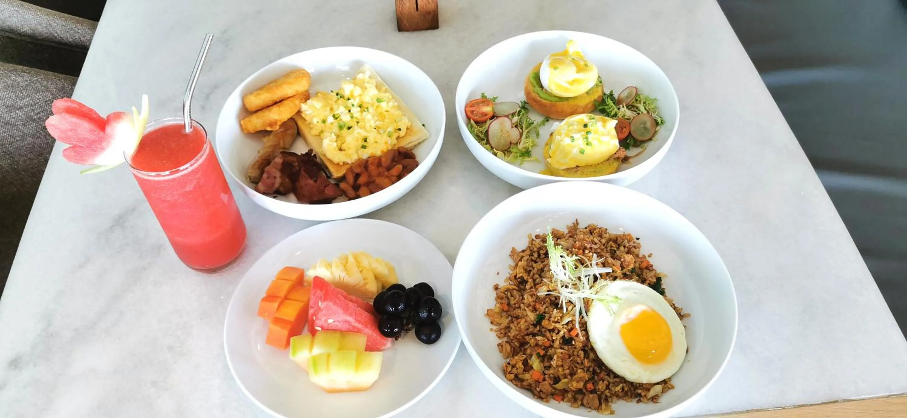 Food and drinks in The Capital Hotel and Resort Seminyak