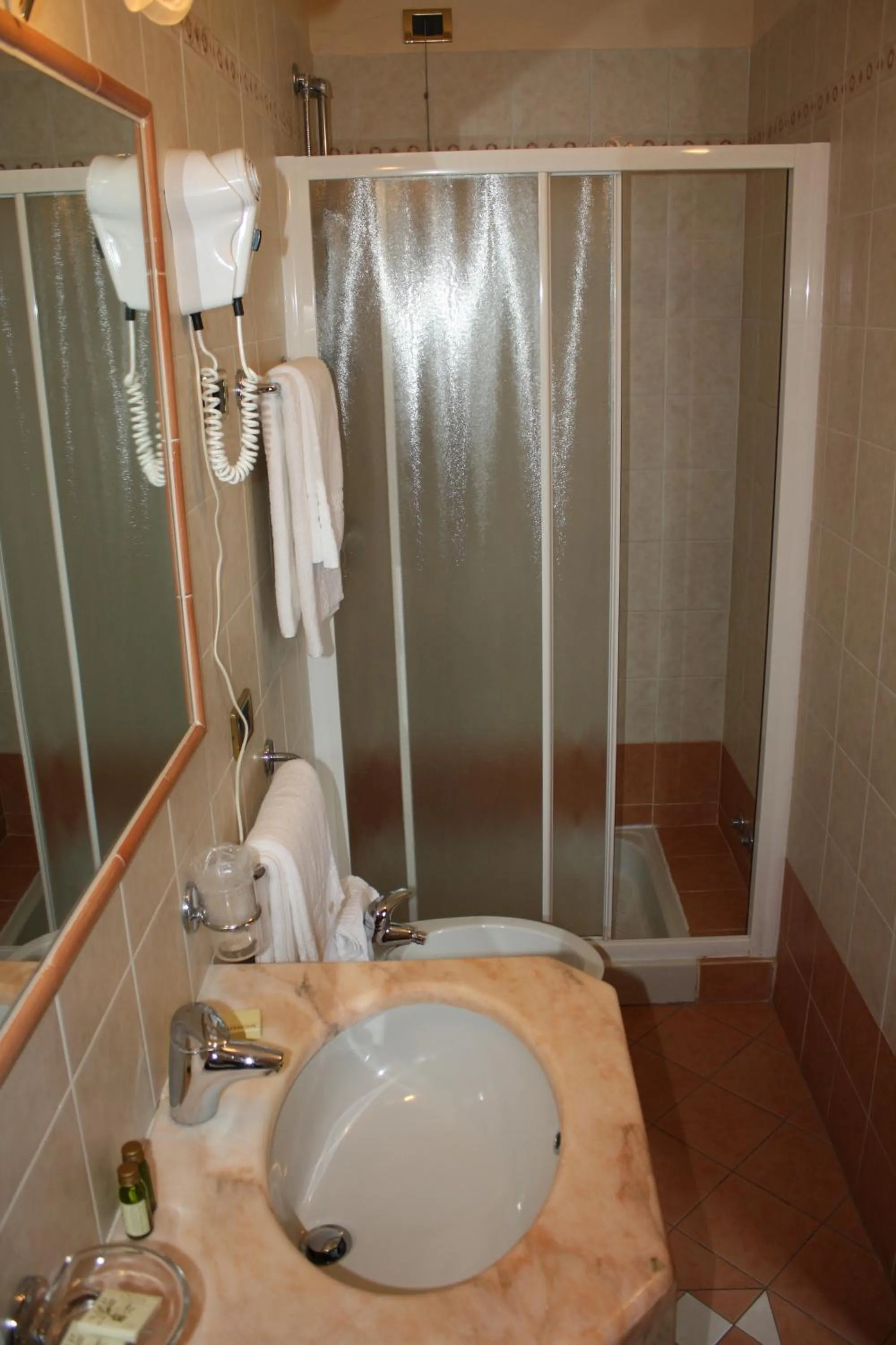 Shower in Albergo Ristorante Punta Dell'Est